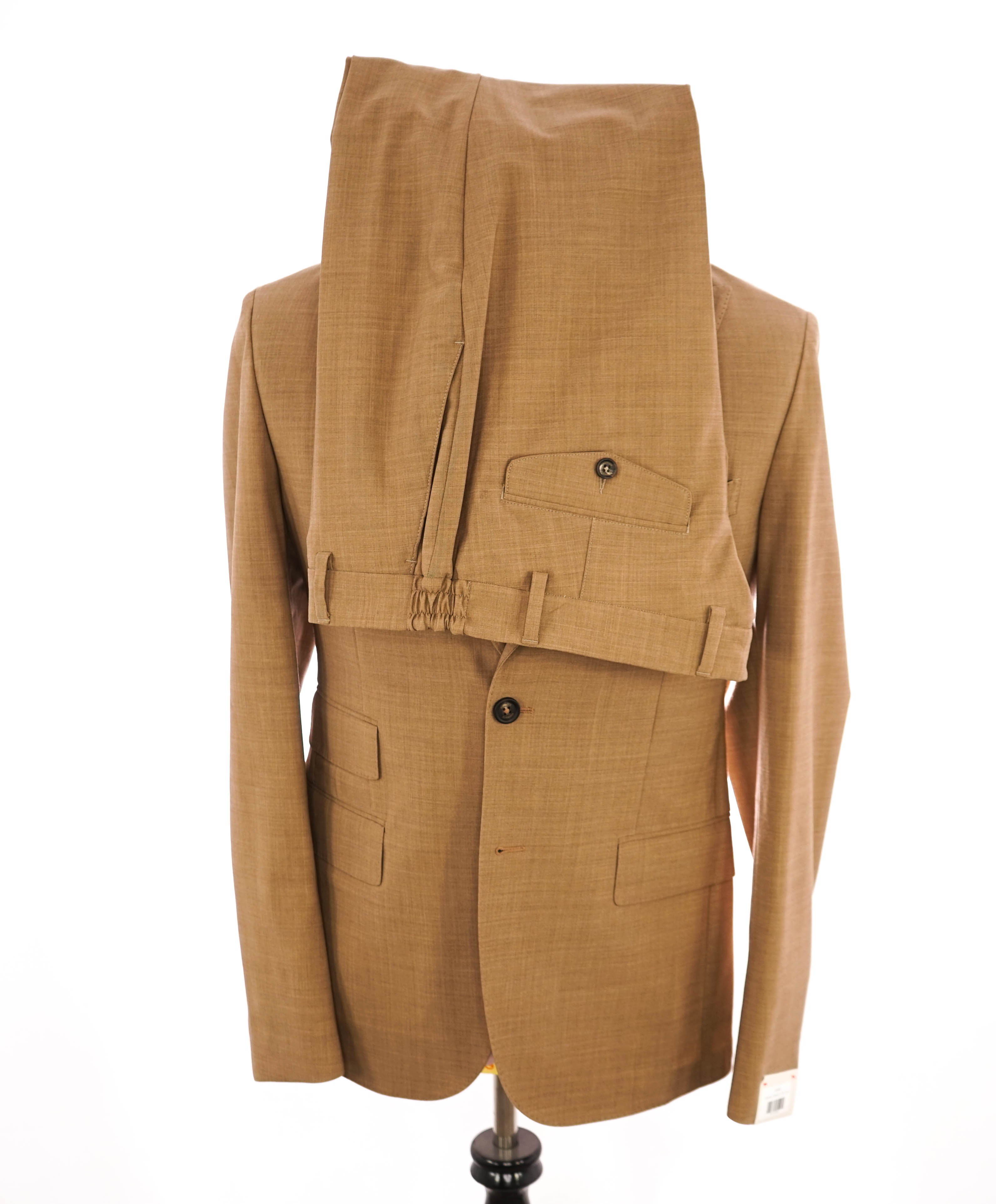 ELEVENTY - Peak Lapel Brown Semi-Lined Summer Suit - 40 US (50EU)