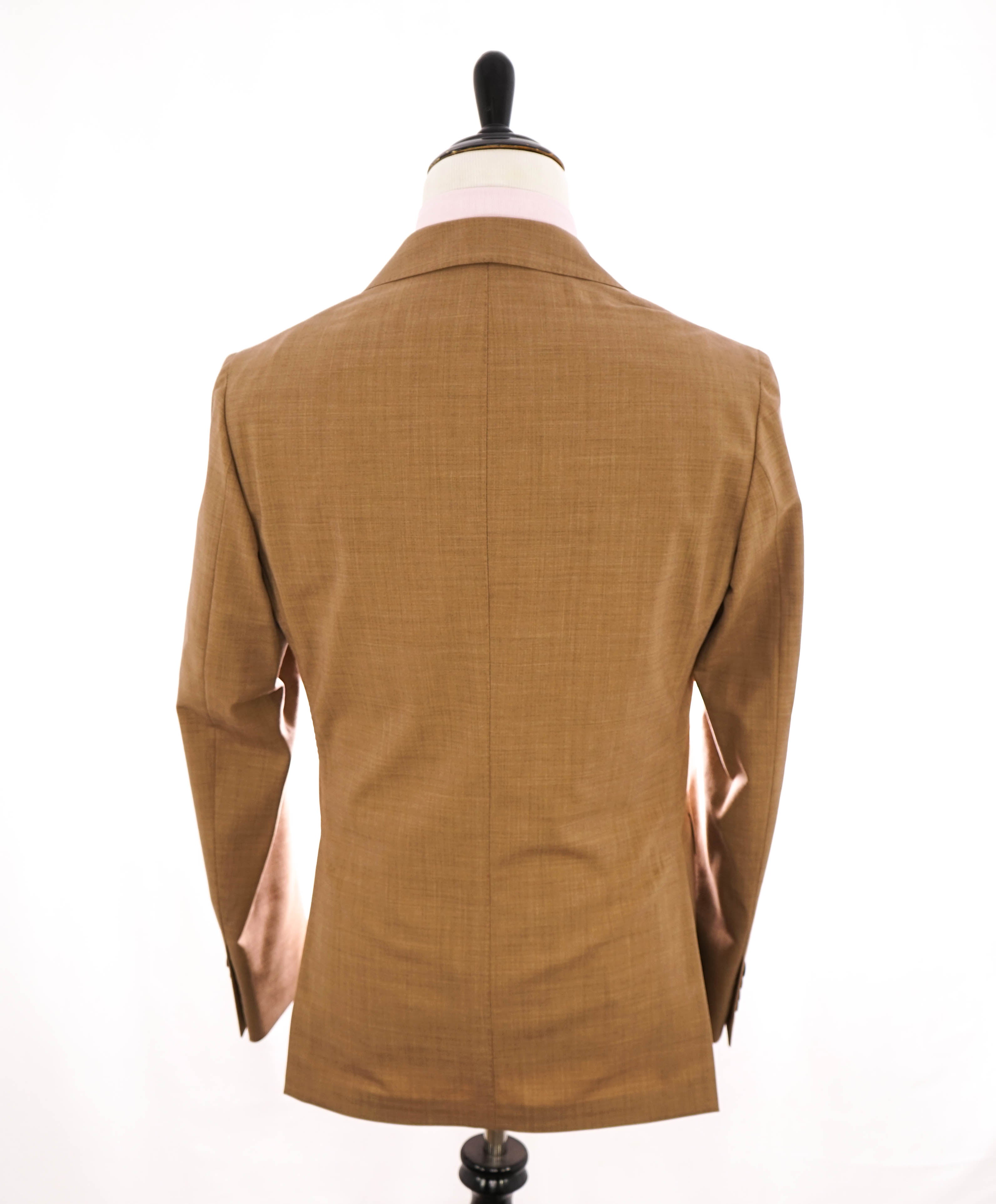 ELEVENTY - Peak Lapel Brown Semi-Lined Summer Suit - 40 US (50EU)