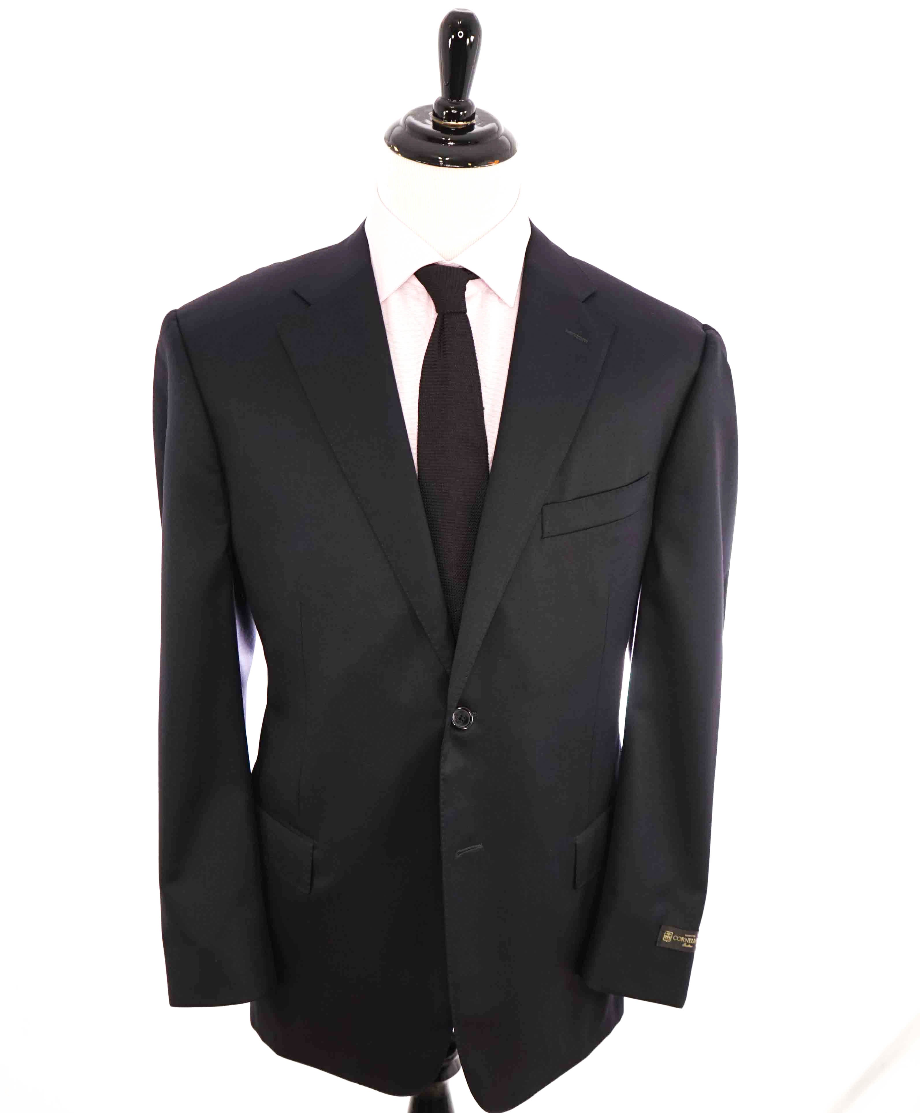 $1,595 CORNELIANI - CLOSET STAPLE  *17,75 MICRONS* Navy Blue Blazer - 46R