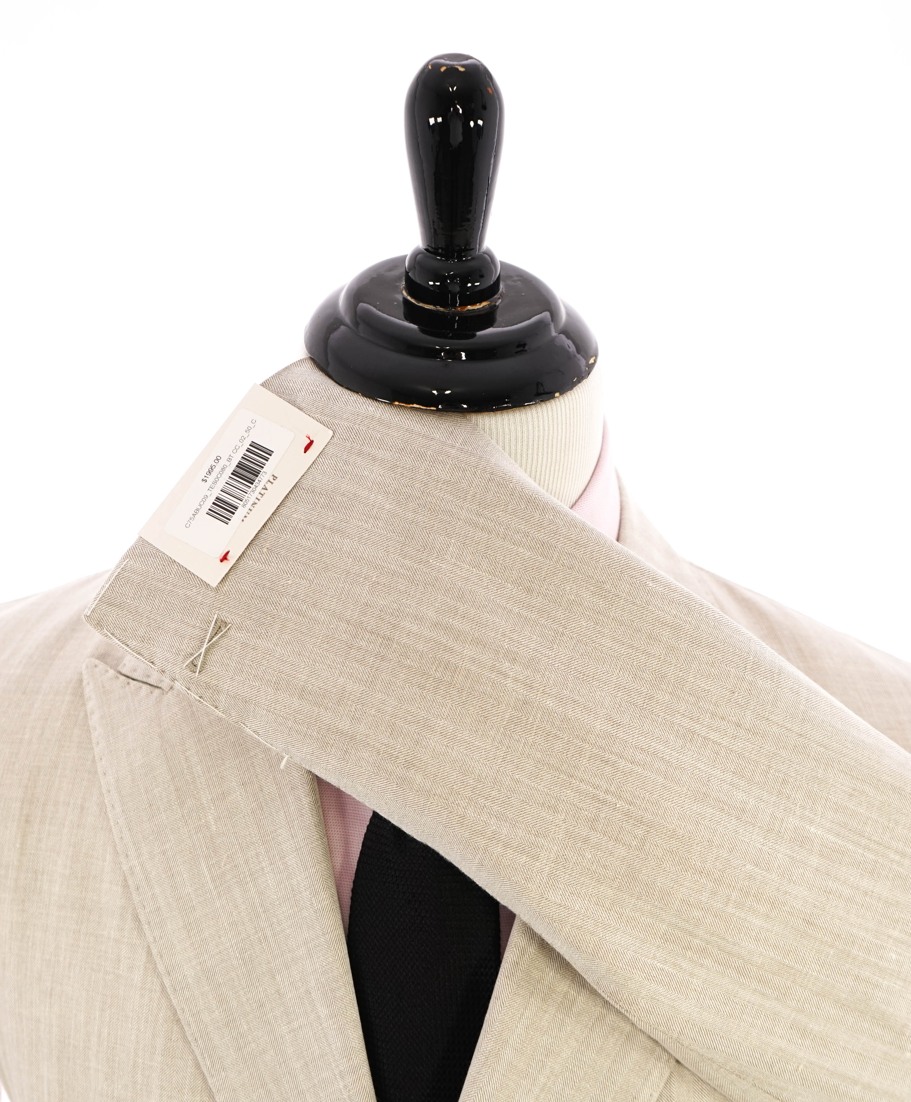 ELEVENTY - By LORO PIANA "Wool/Silk/Linen" Herringbone Summer Suit - 40 (50 EU)