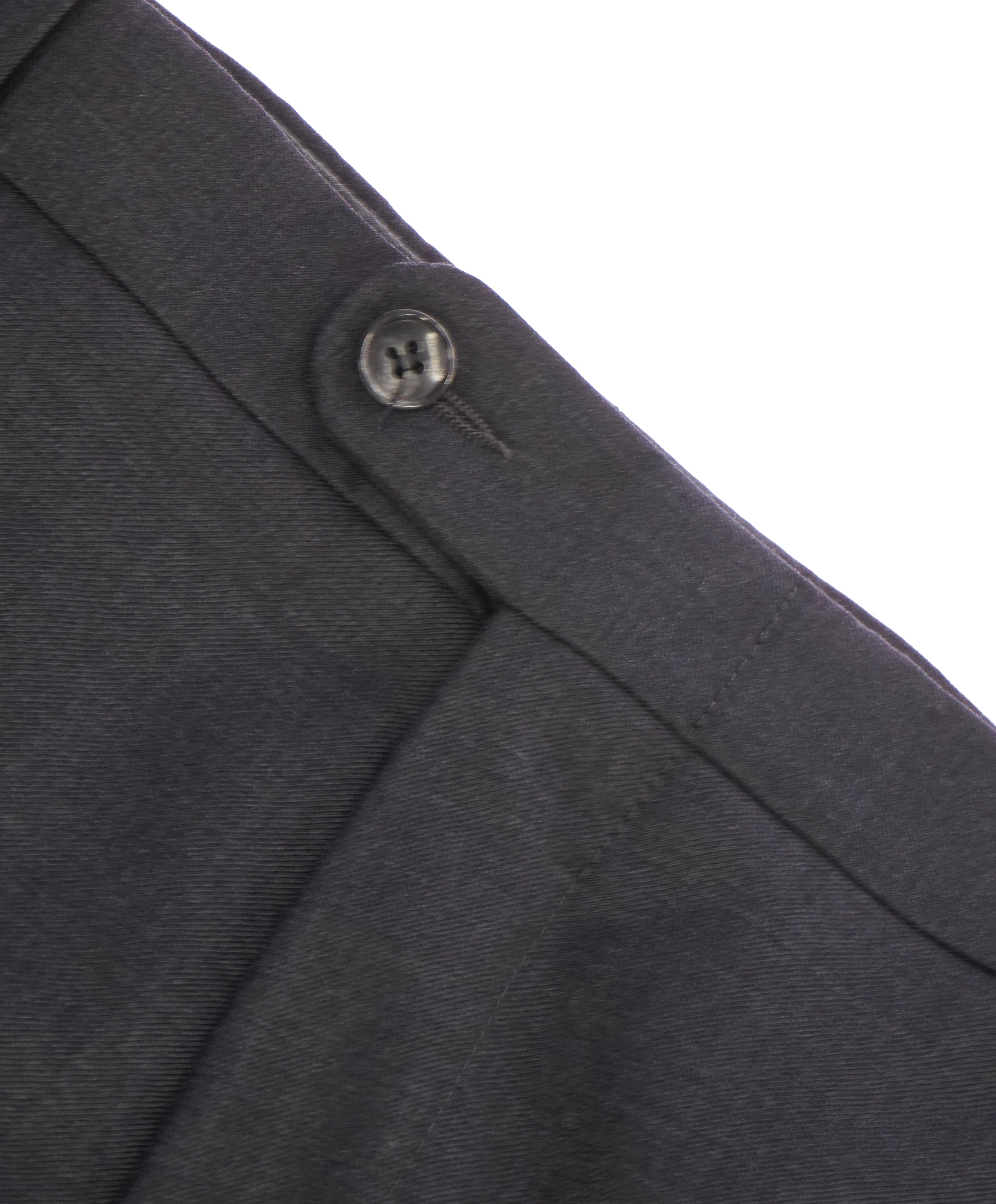 HICKEY FREEMAN - Charcoal Gray Wool Flat Front Dress Pants - 42W