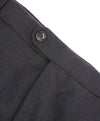 HICKEY FREEMAN - Charcoal Gray Wool Flat Front Dress Pants - 32W