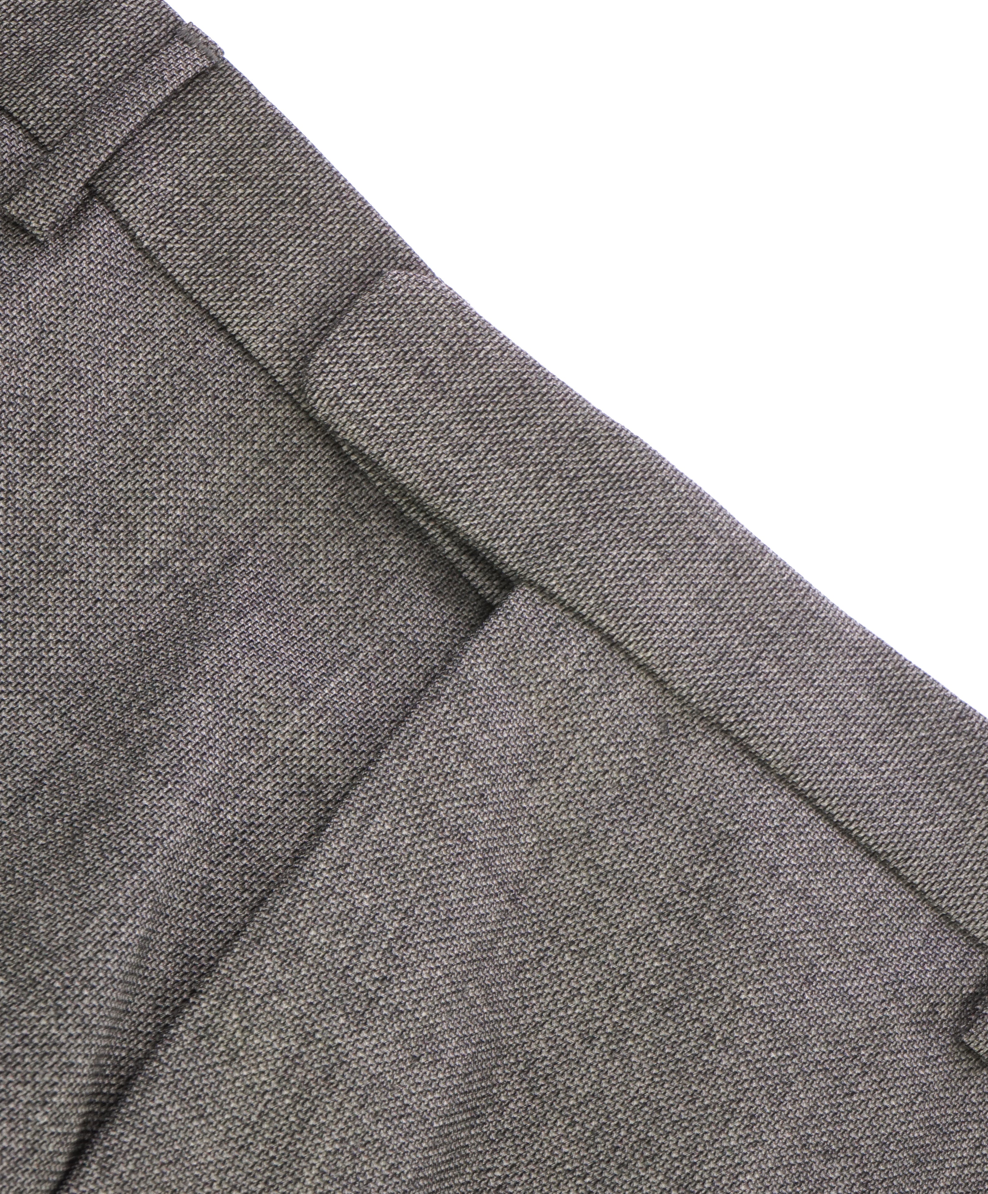 HUGO BOSS - SILK Gray MOP Buttons “T- Hacer/gage” Flat Front Dress Pants - 40W