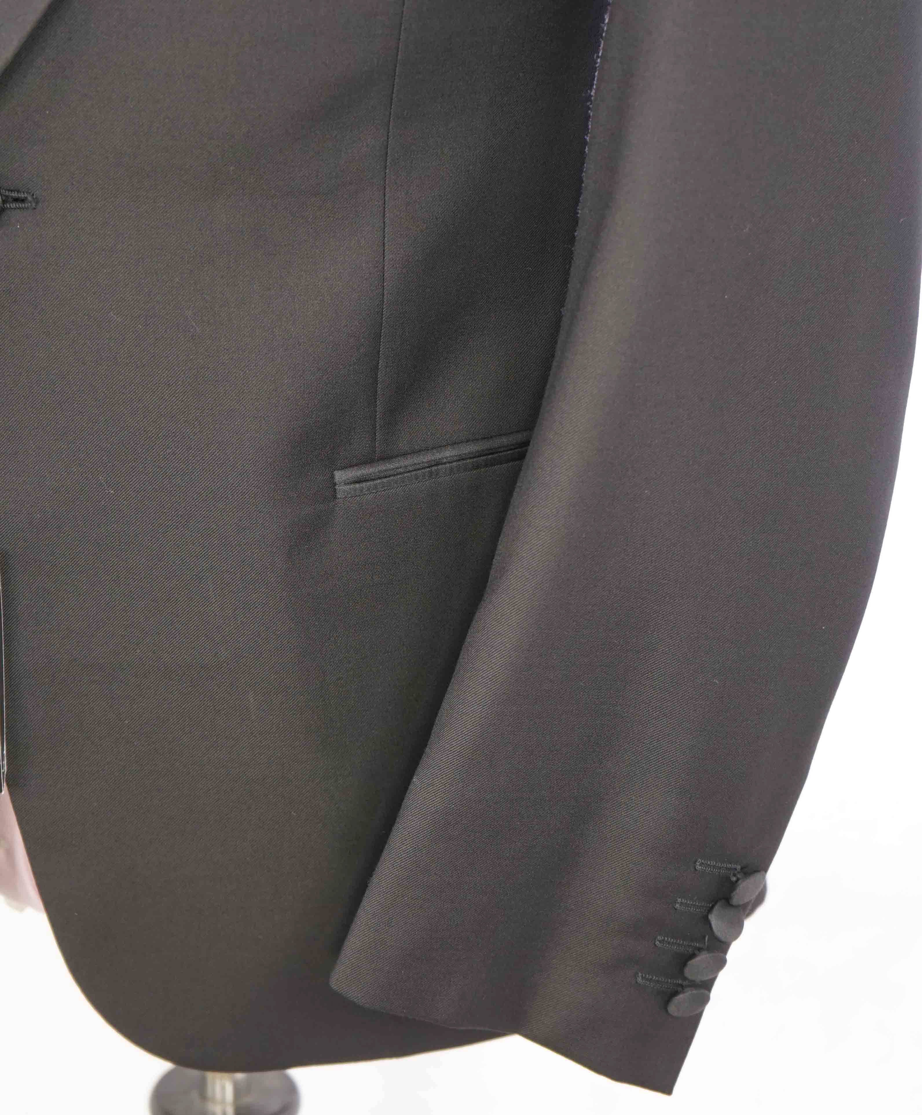 $1,995 EMPORIO ARMANI - “G LINE” 1-Btn Peak 130's Lapel Tuxedo Suit - 40R