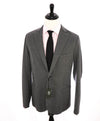 ELEVENTY - Cotton & Suede Gray Woven Unstructured Soft Jacket Blazer - 46 (56EU)