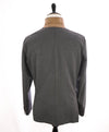 ELEVENTY - Cotton & Suede Gray Woven Unstructured Soft Jacket Blazer - 46 (56EU)