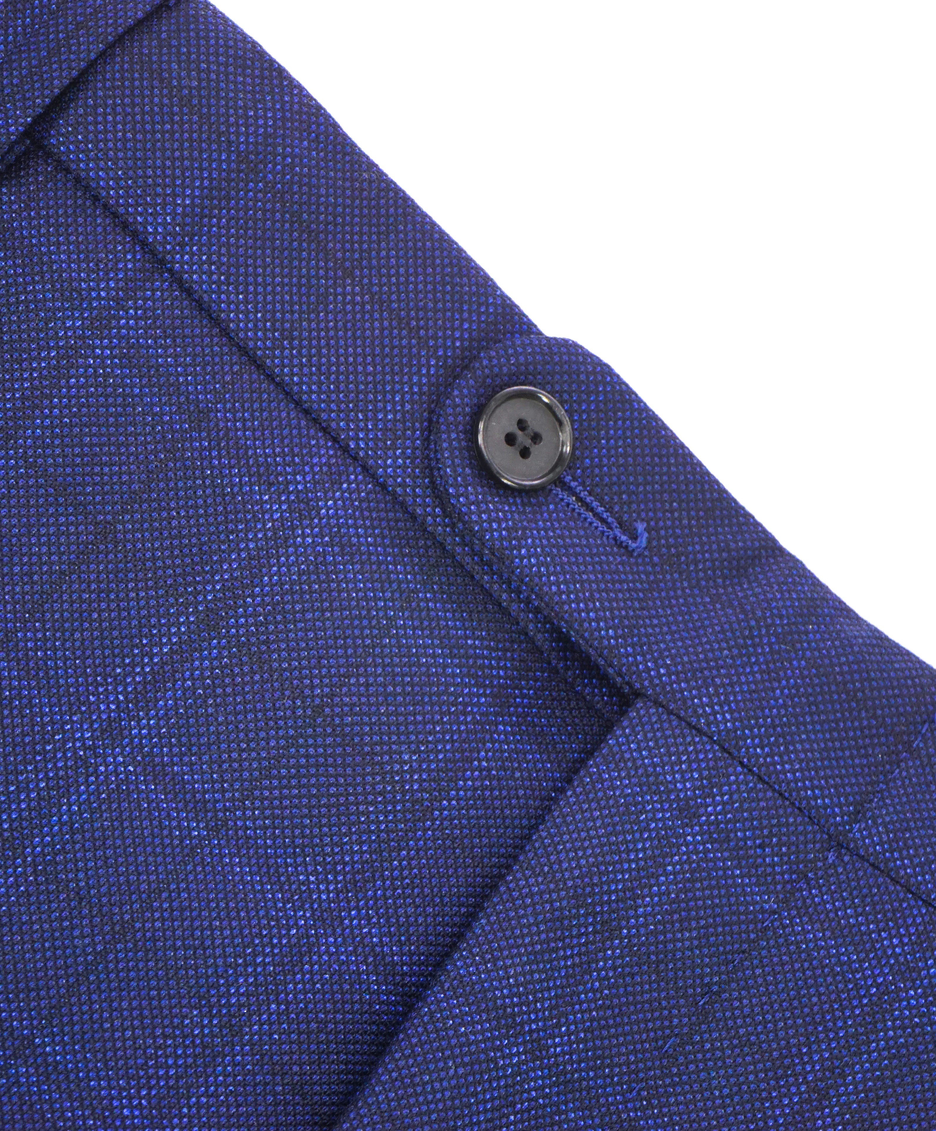 HICKEY FREEMAN - "ERMENEGILDO ZEGNA SILK Blend" Blue Plaid Check Pants - 36W