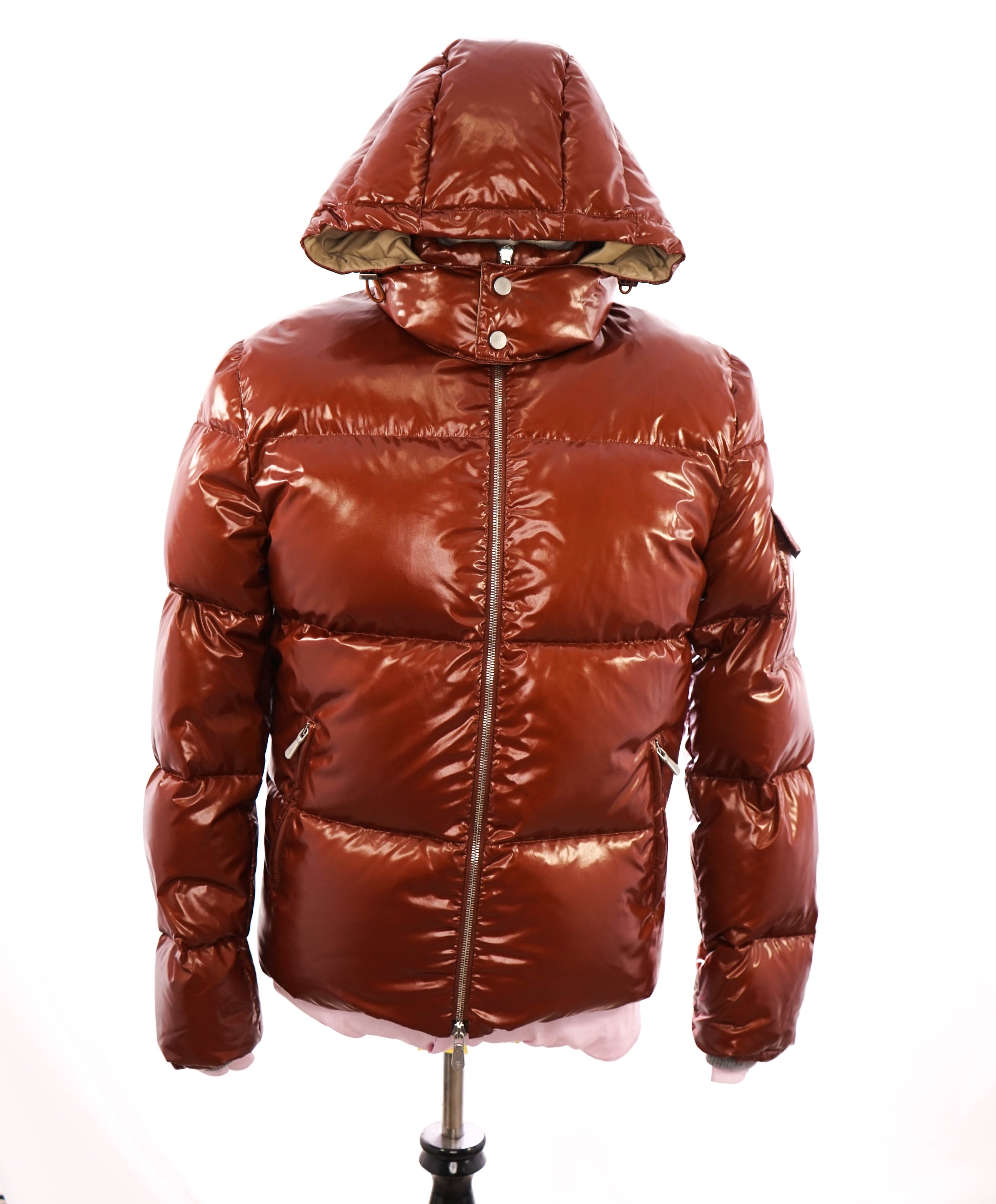 $1,795 ELEVENTY - Red Down Fill PREMIUM PUFFER COAT W Hood - 44R (54 EU) XL