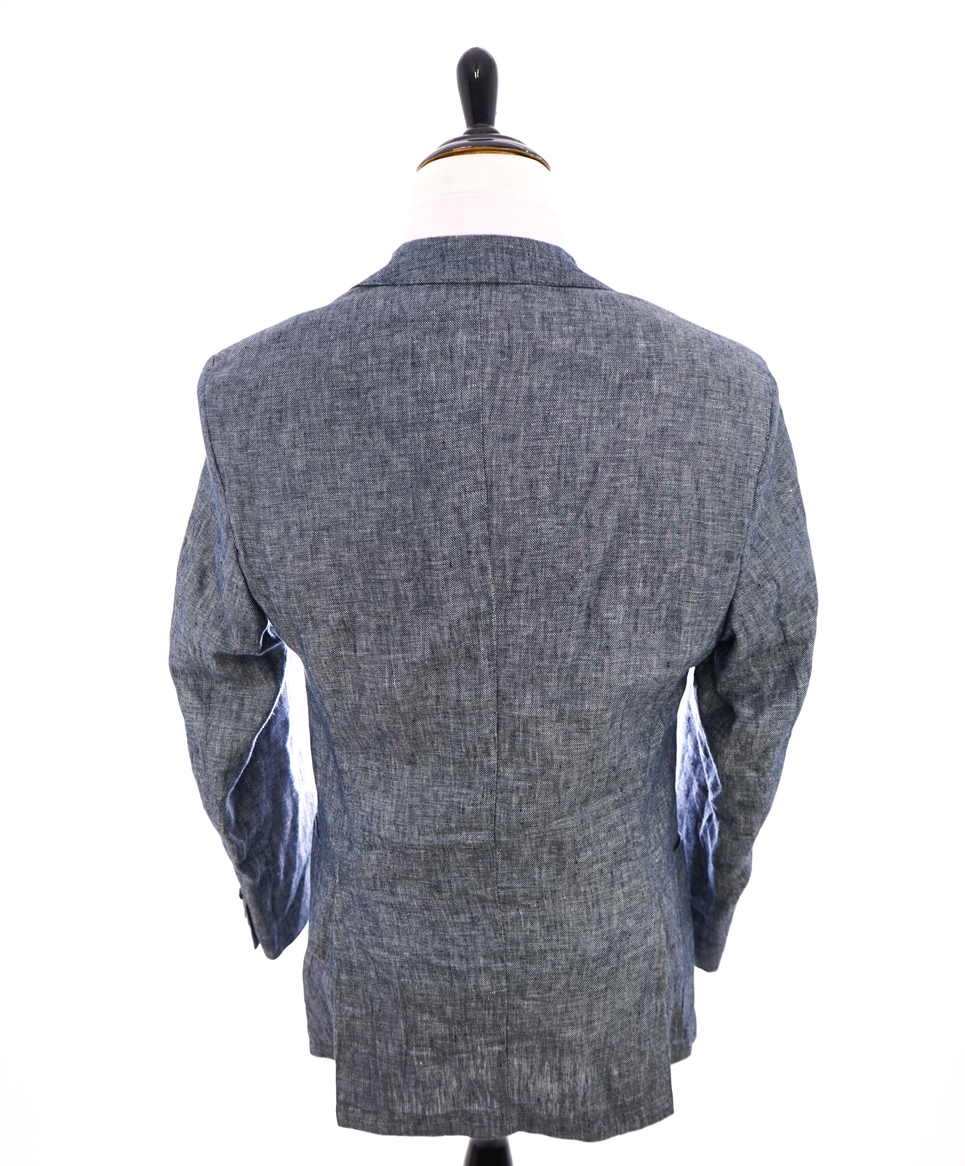 LINUS GERMANY - Pure Linen Blend Summer Light Denim Style Blazer - 42R