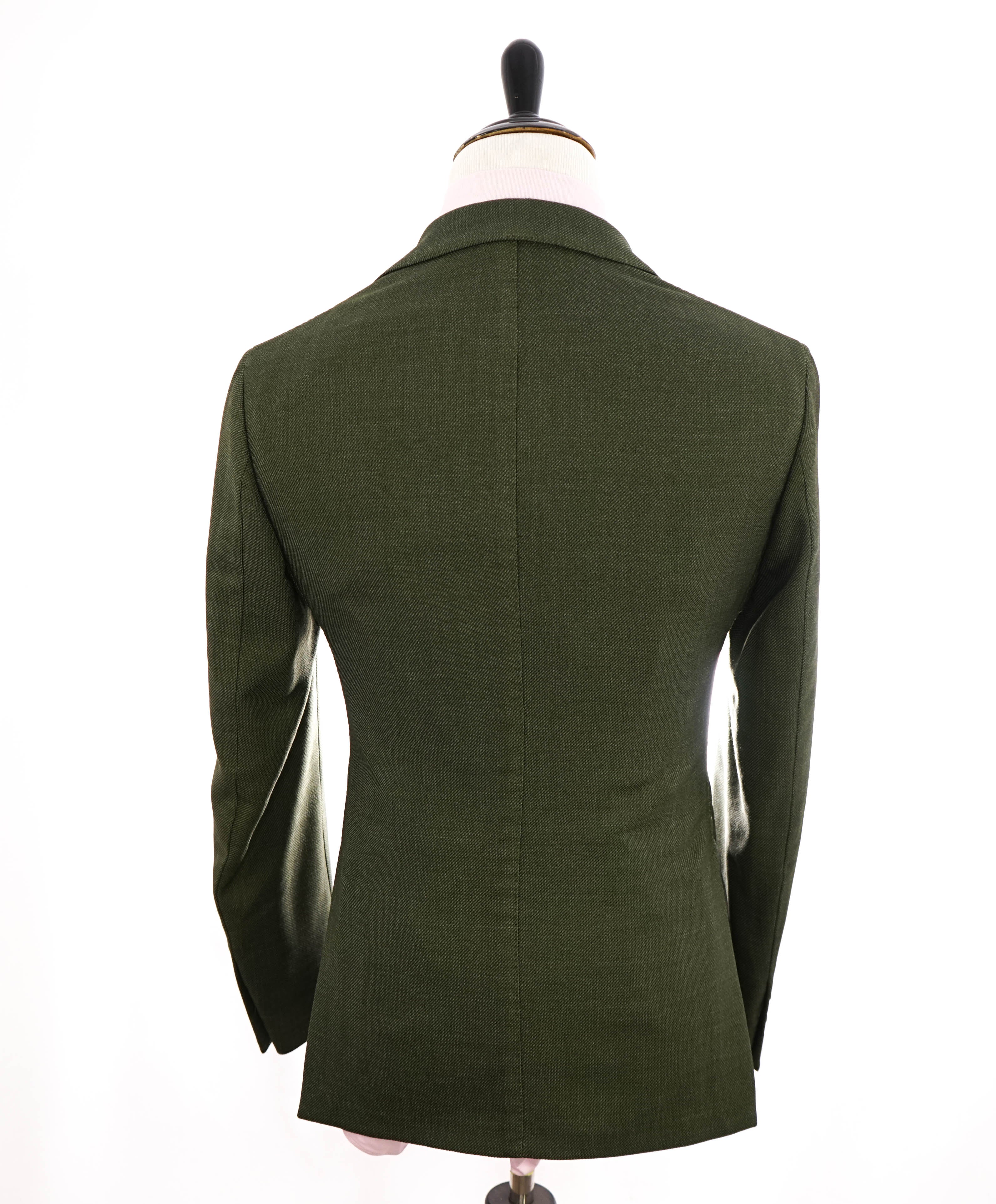 ELEVENTY - Green Patch Pocket Oxford Weave Semi-Lined Suit - 40 US (50EU)