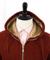 ELEVENTY - SUEDE/ LEATHER/ SHEARLING Hooded Jacket (Brunello Cucinelli)- 40US M