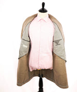 $4,000 ELEVENTY - *100% PURE CASHMERE* Mens Gray/Sand Overcoat- 48 US