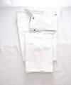 ERMENEGILDO ZEGNA - White 5-Pocket Jeans Logo Detailing  - 36W