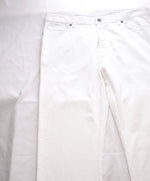 ERMENEGILDO ZEGNA - White 5-Pocket Jeans Logo Detailing  - 36W