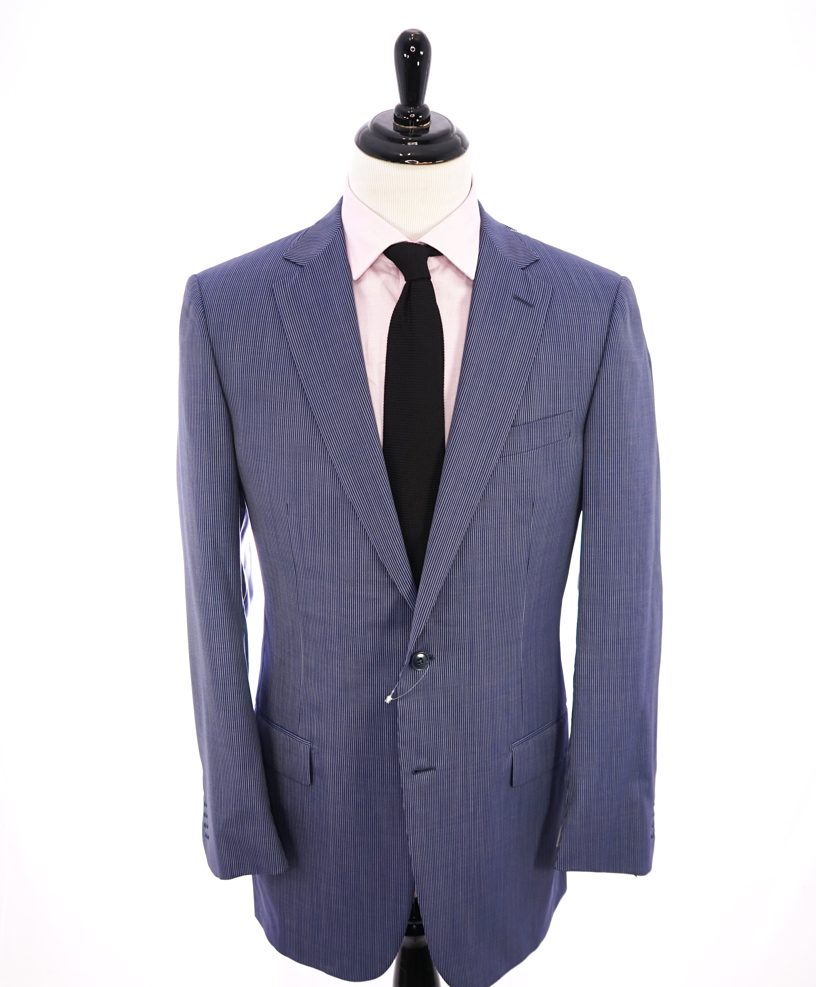 ERMENEGILDO ZEGNA - Powder Blue SU MISURA “TROFEO 600 Silk” Blazer - 42L