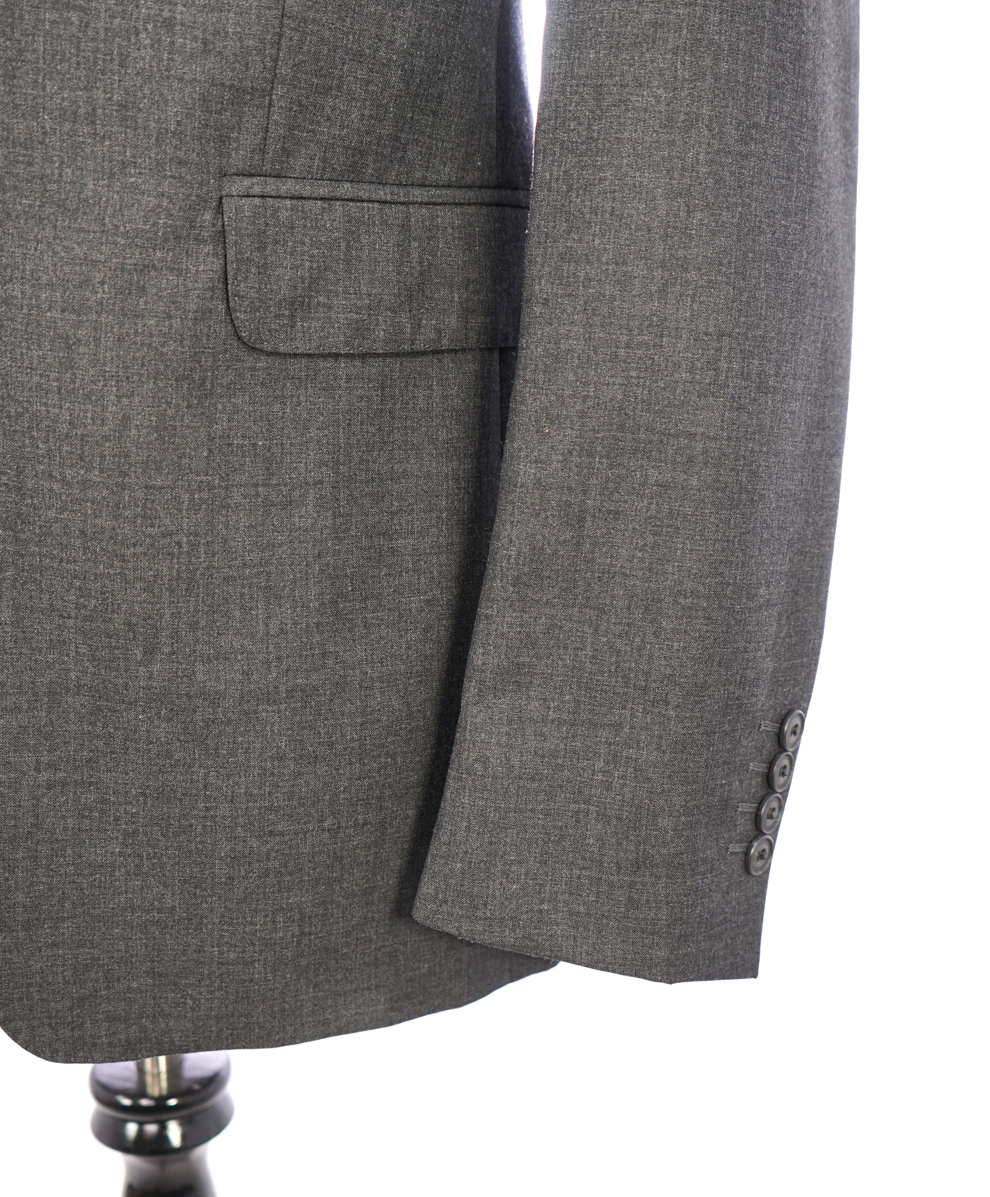 BURBERRY LONDON - Made In Italy Wool Gray "MILLBANK" LOGO Suit - 40R