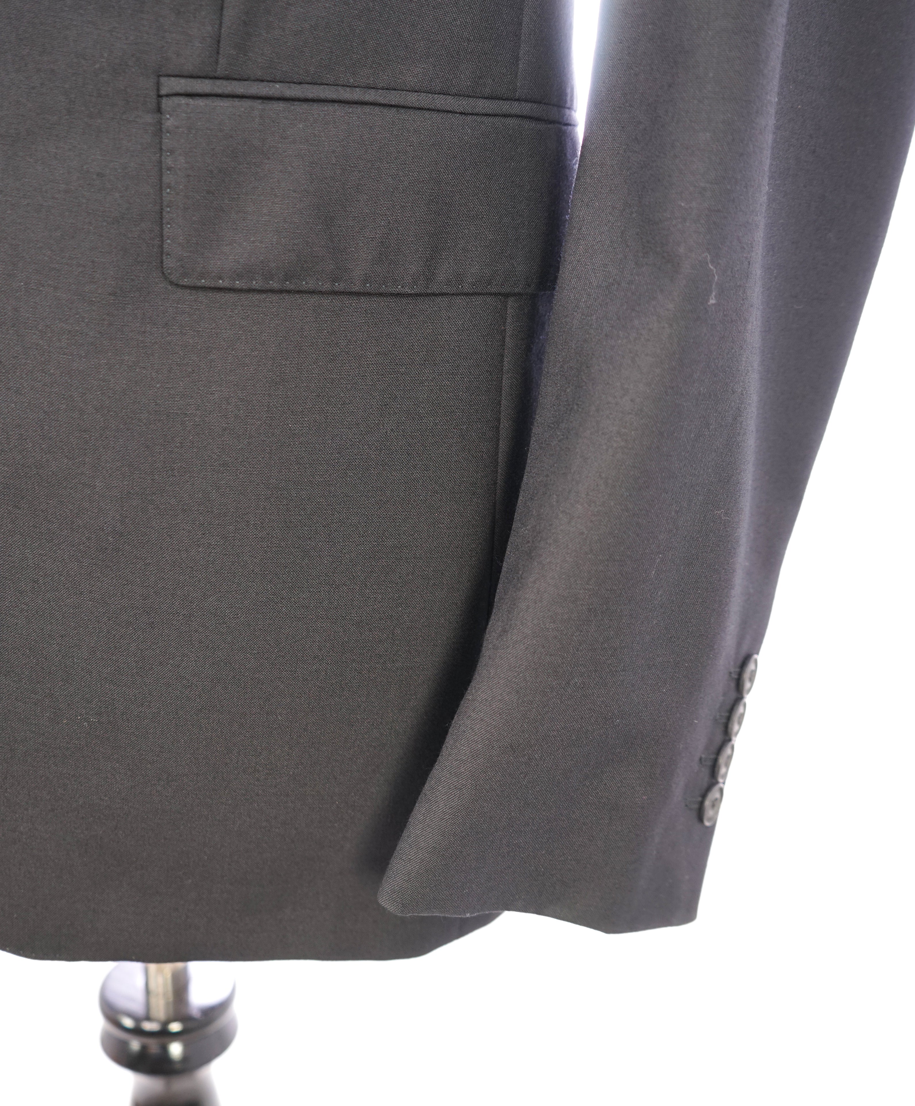 BURBERRY LONDON - Made In Italy Wool Black "MILLBANK" LOGO Suit - 38S