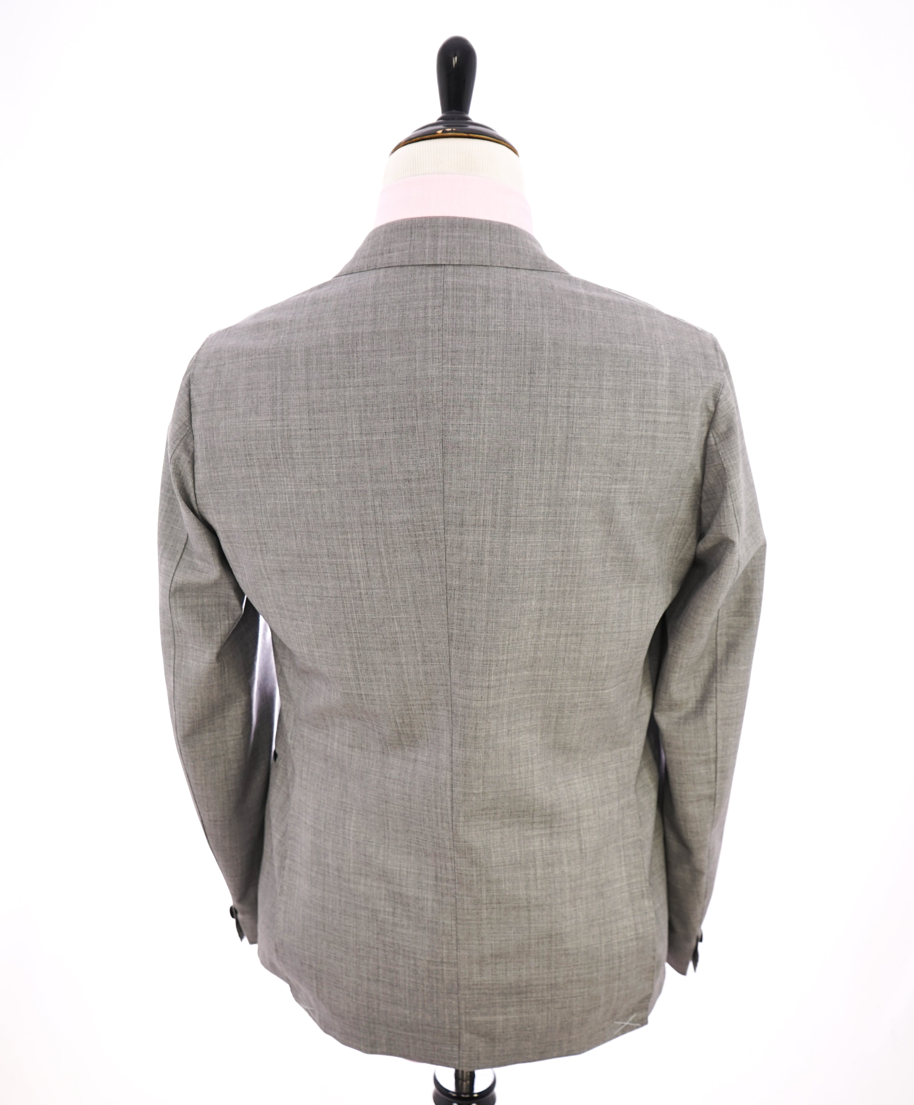 ELEVENTY - "PLATINUM" Hand Made Gray Peak Lapel Tuxedo Unconstructed - 36R