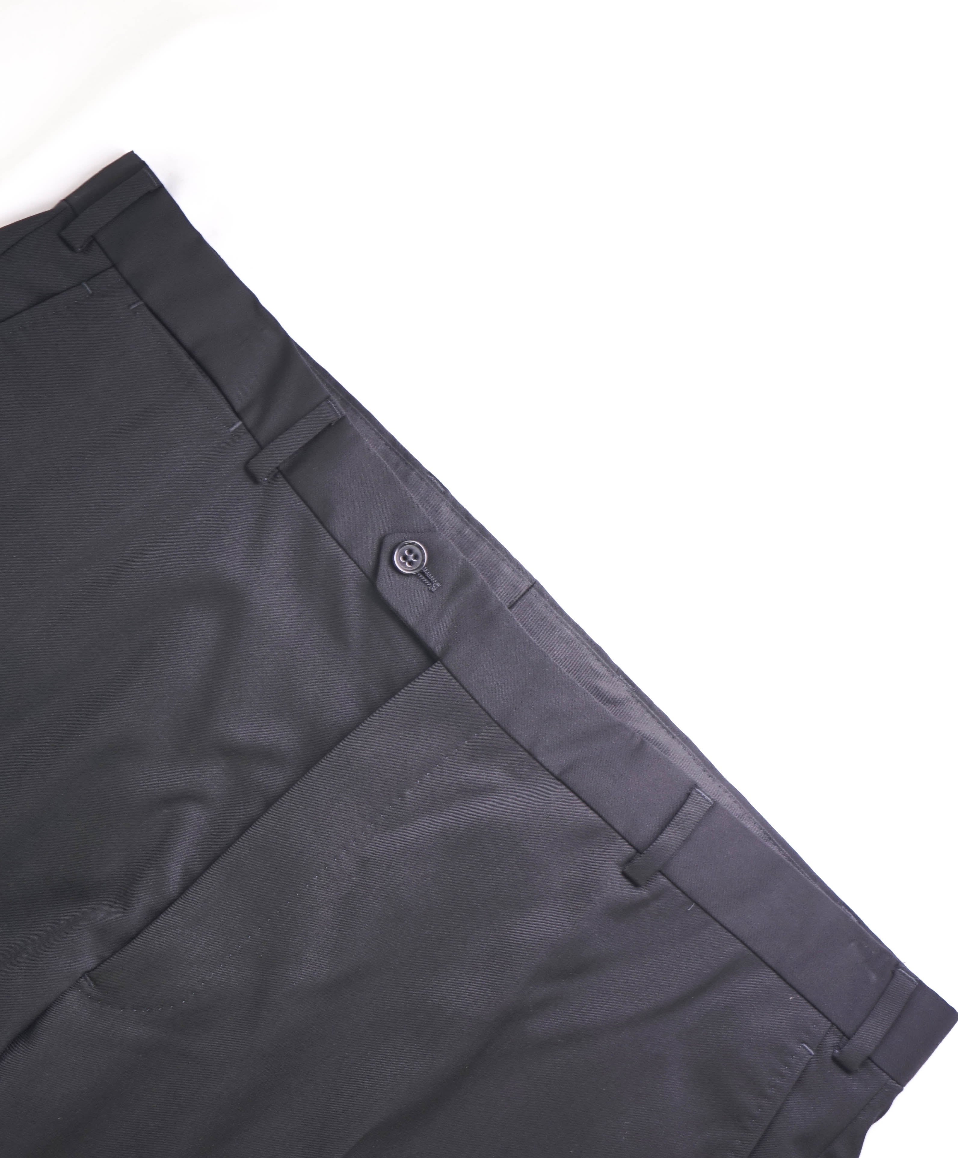 ARMANI COLLEZIONI - *CLOSET STAPLE* Black Flat Front Dress Pants - 42W