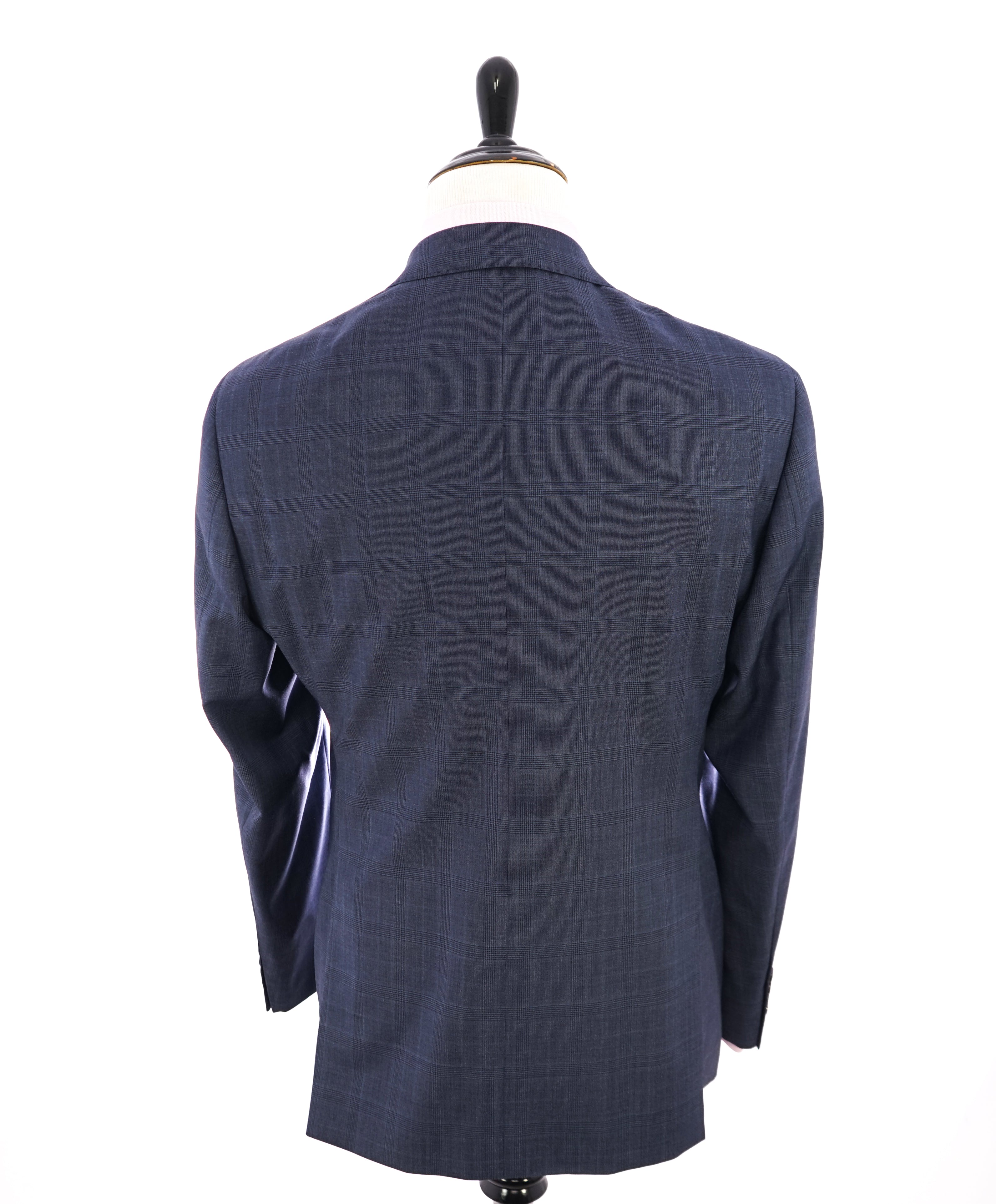 GIORGIO ARMANI - Blue Plaid Check “SOFT” Collection Suit - 46R