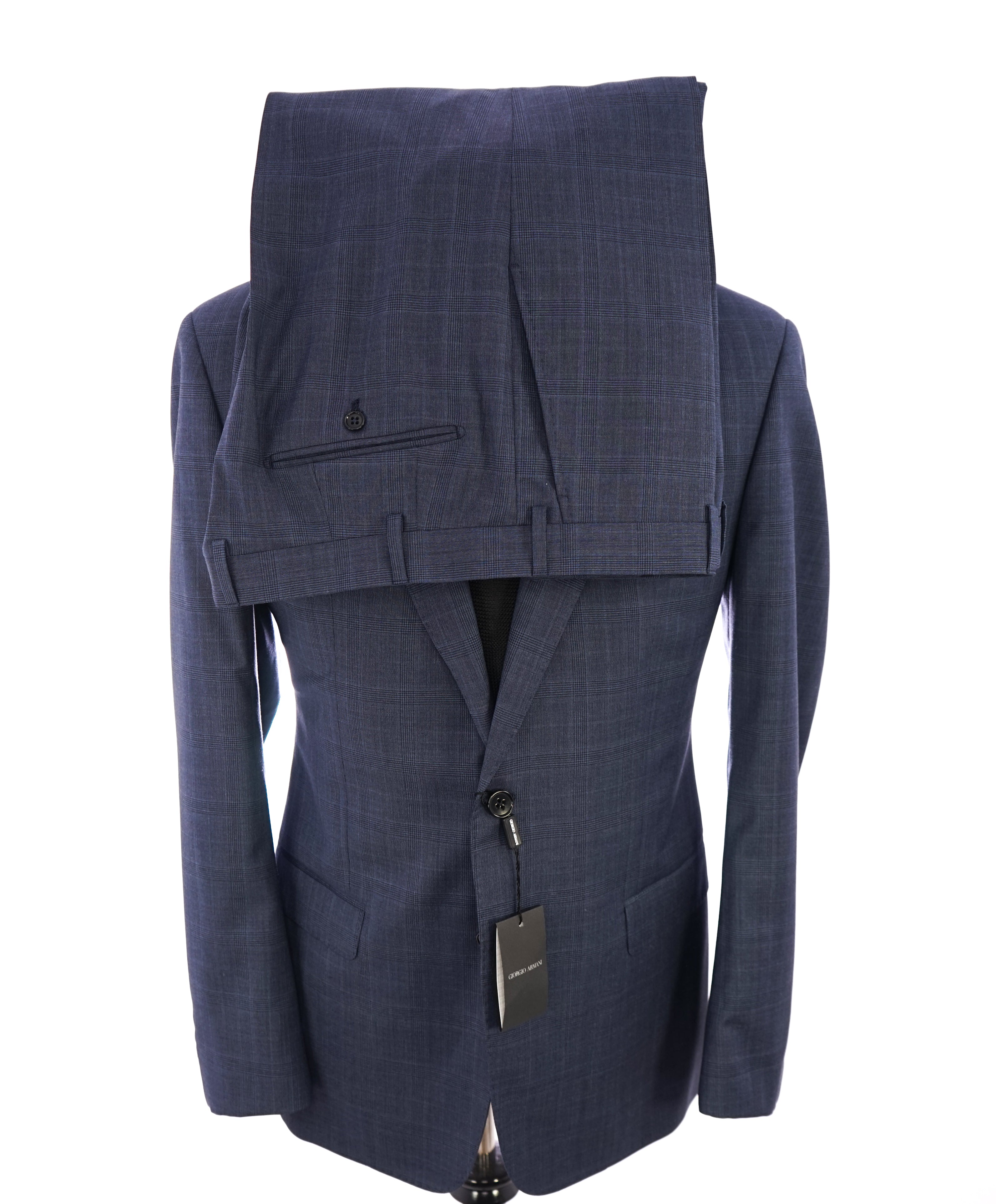 GIORGIO ARMANI - Check “SOFT” Collection Suit - 44R