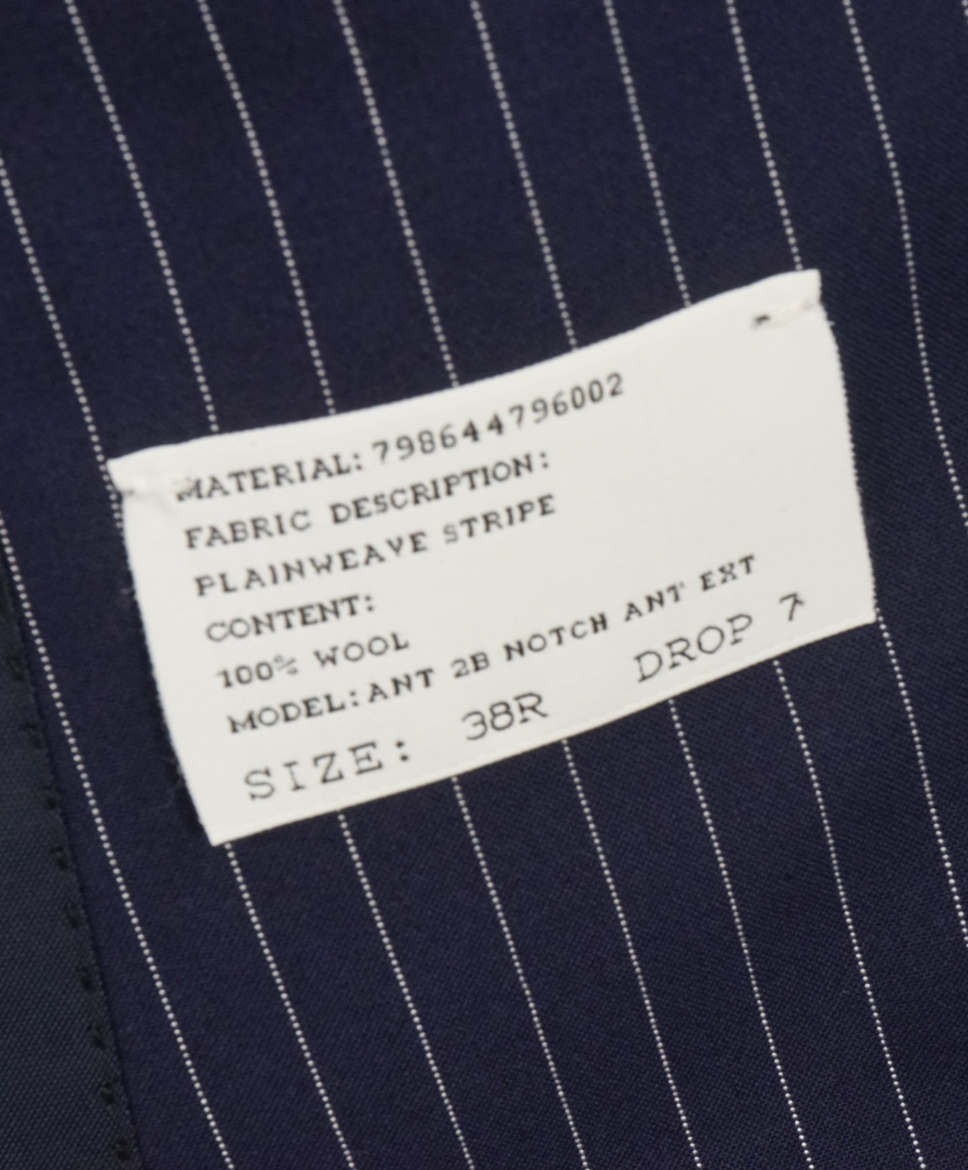 RALPH LAUREN PURPLE LABEL - ICONIC RLPL Blue & Cream “Anthony” Suit - 38R