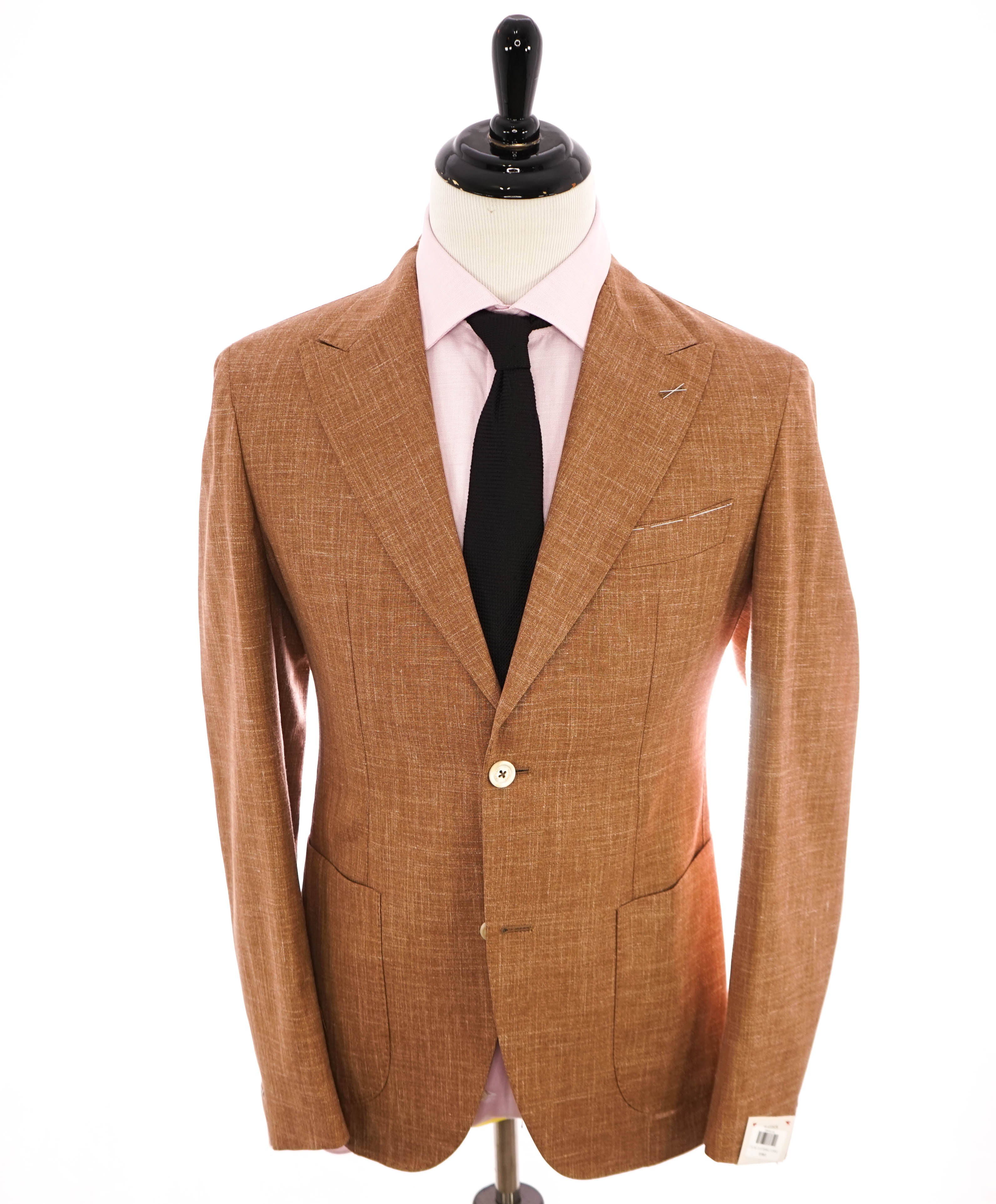 ELEVENTY - WOOL/SILK/LINEN Patch Pocket Camel "JOGGER" Suit - 40 US (50EU)