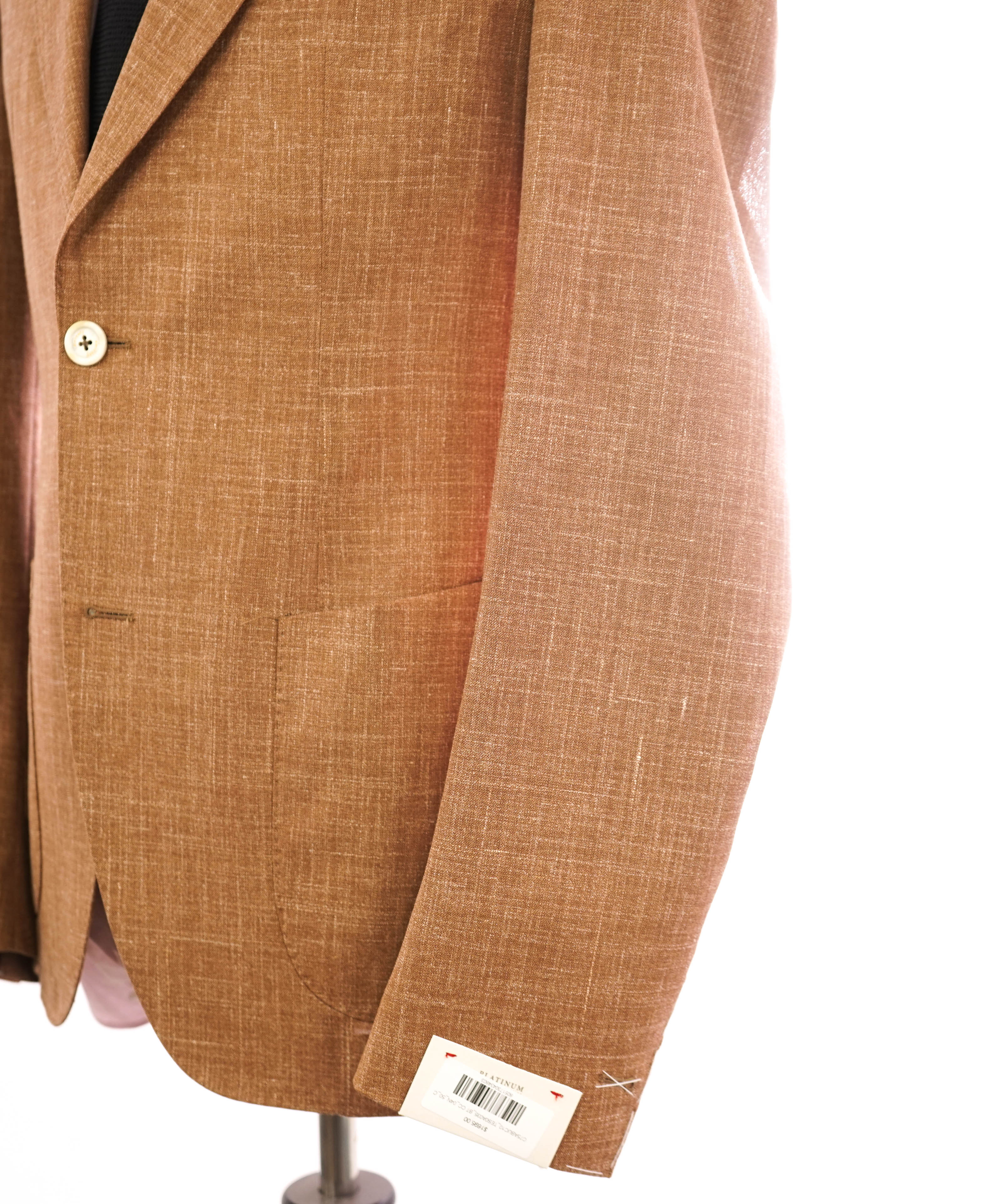 ELEVENTY - WOOL/SILK/LINEN Patch Pocket Camel "JOGGER" Suit - 40 US (50EU)