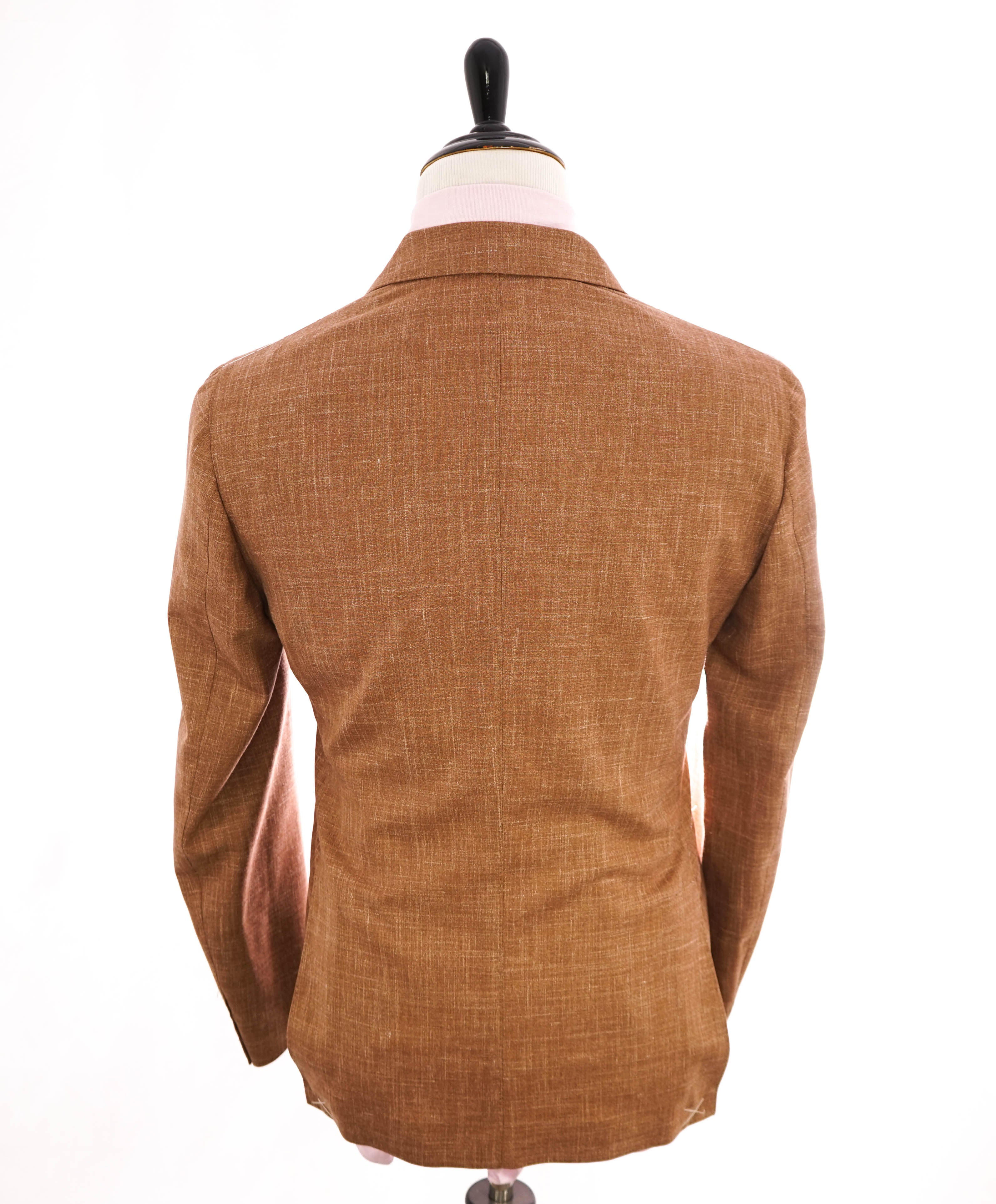 ELEVENTY - WOOL/SILK/LINEN Patch Pocket Camel "JOGGER" Suit - 40 US (50EU)