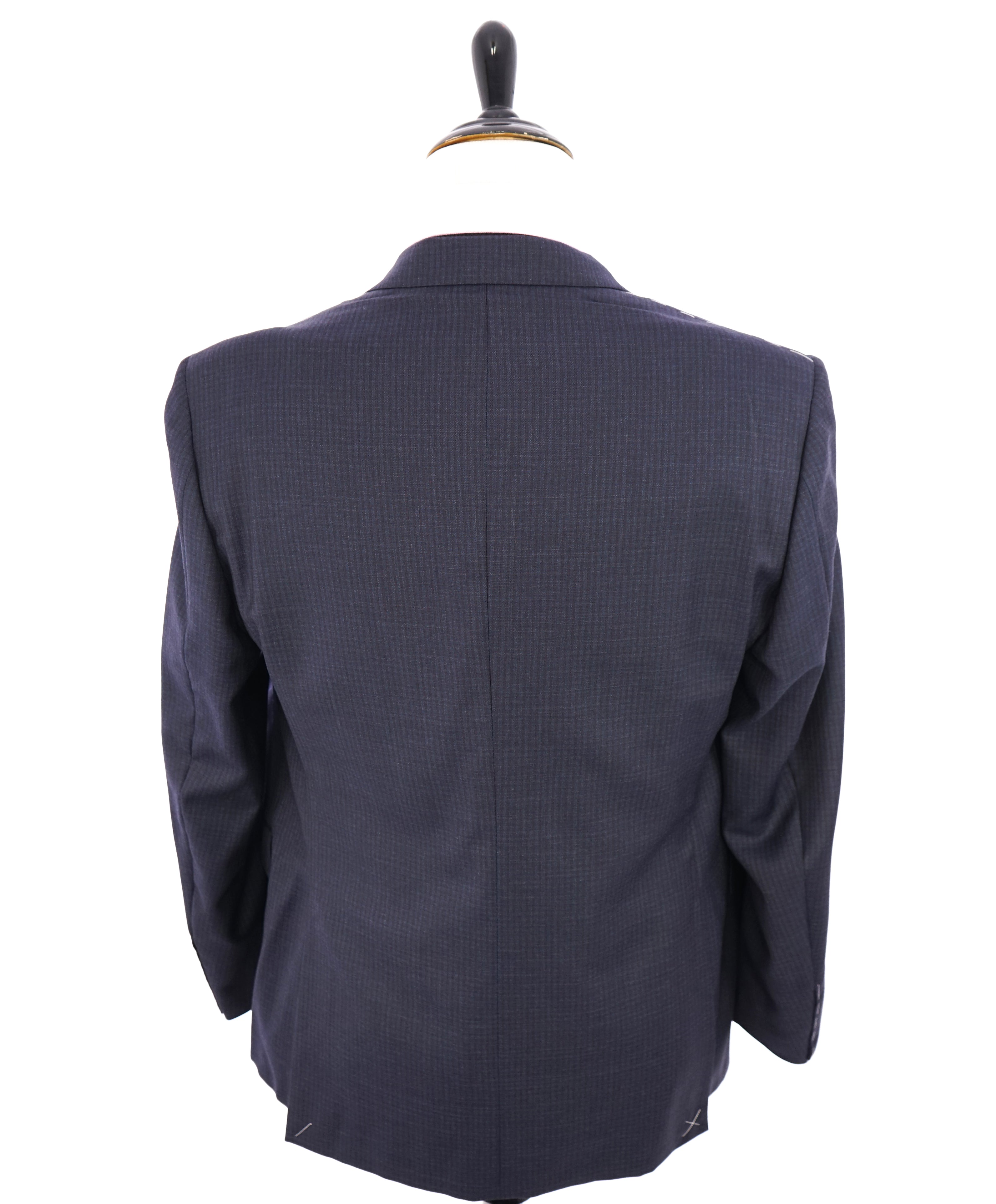 CORNELIANI - Red/Blue Check MOP Button "Super Fine 18,25 Microns" Suit - 44R