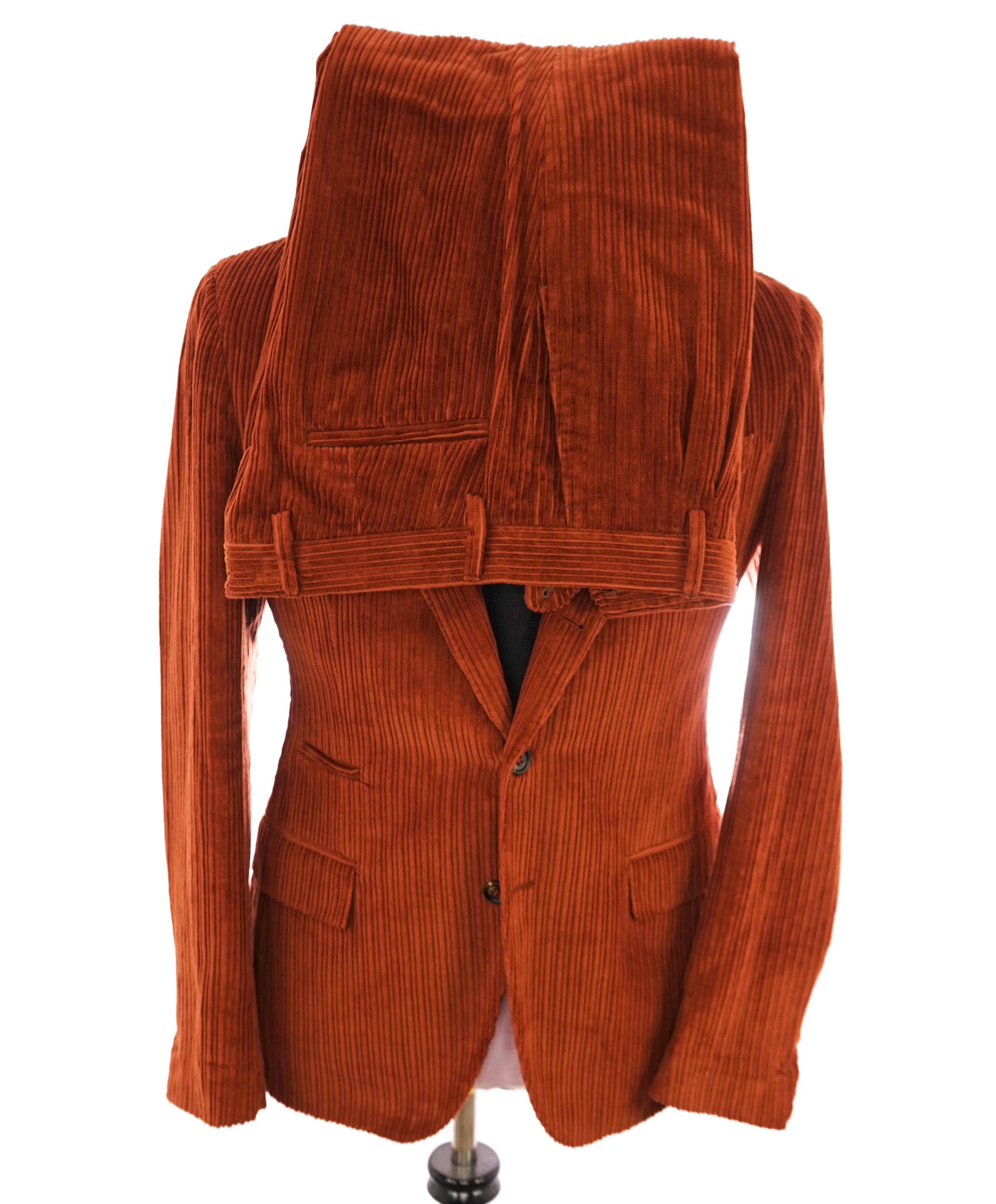 $2,395 ELEVENTY - By ERMENEGILDO ZEGNA "CASHMERE CORDUROY" Suit - 46US