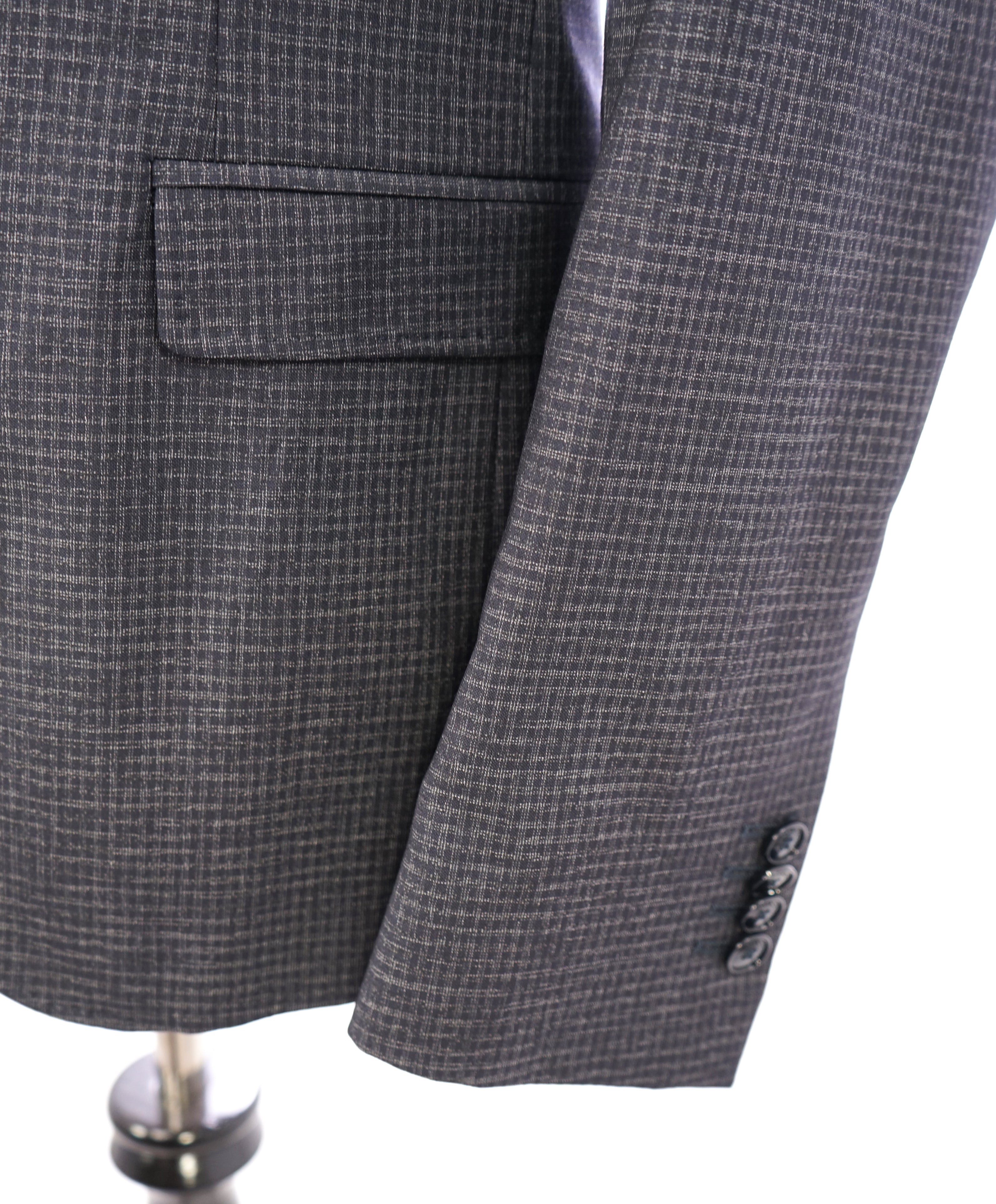 MANUEL RITZ - "SILK Blend" MultiColor Check Suit Premium Bright Details - 38S