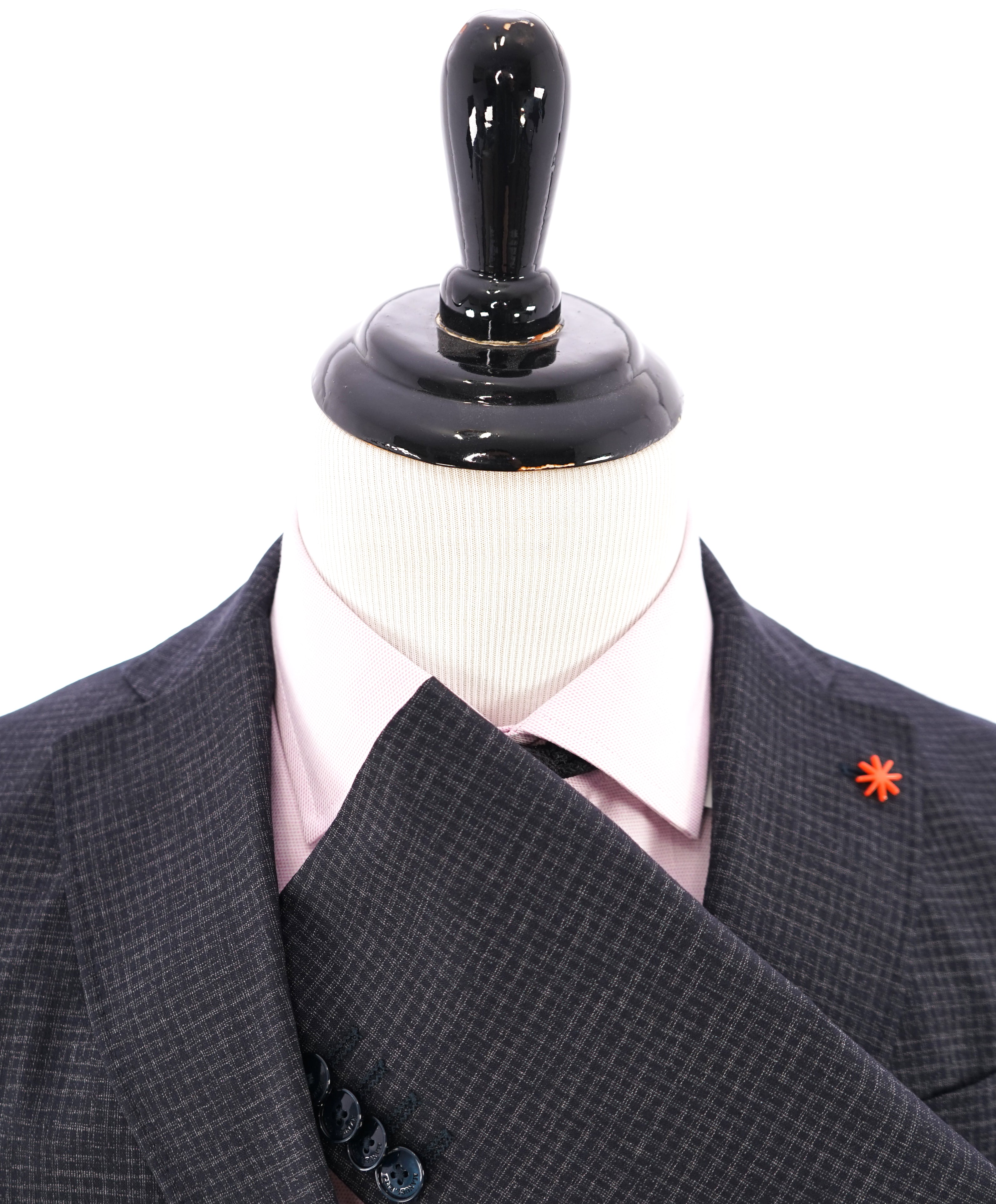 MANUEL RITZ - "SILK Blend" MultiColor Check Suit Premium Bright Details - 38S