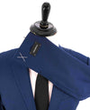 $3,295 ERMENEGILDO ZEGNA -“ACHILLFARM" SILK BLUE Subtle Check Blazer - 40R