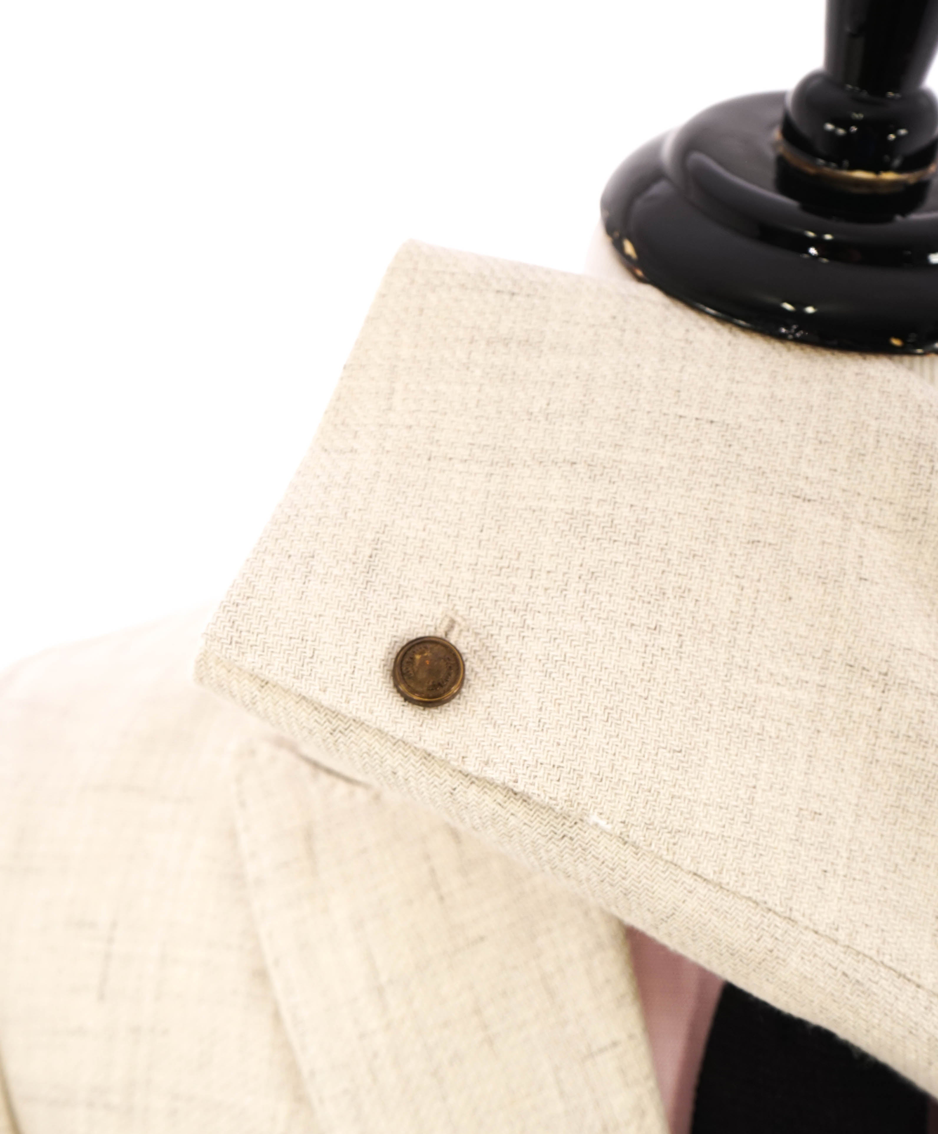 ELEVENTY - LINEN/WOOL/SILK Blend Beige Melange Blazer - 40 (50 EU)