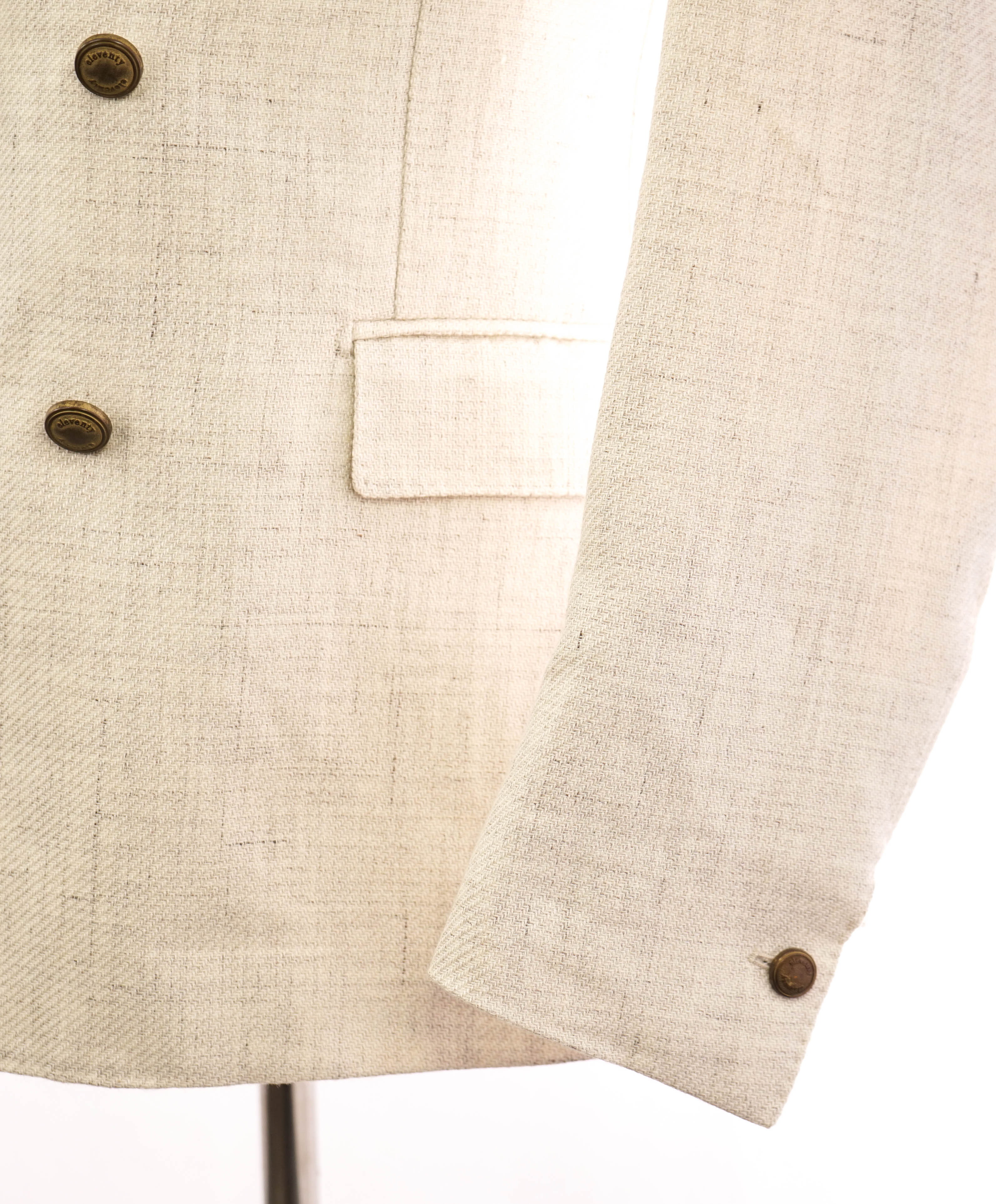 ELEVENTY - LINEN/WOOL/SILK Blend Beige Melange Blazer - 40 (50 EU)