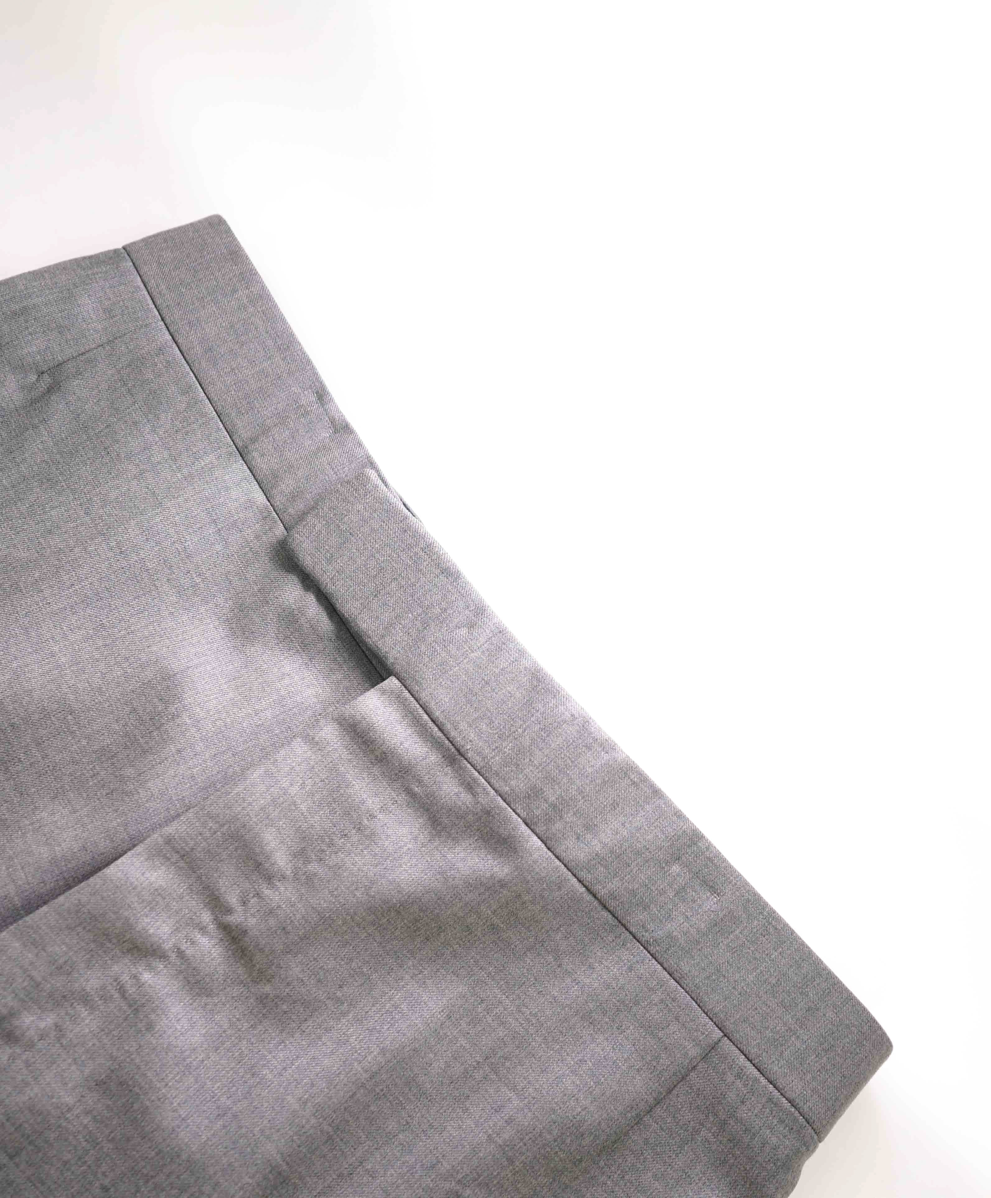 $1,003 THOM BROWNE - Medium Gray 120's Twill BACKSTRAP TROUSER-(SZ 3) 33W