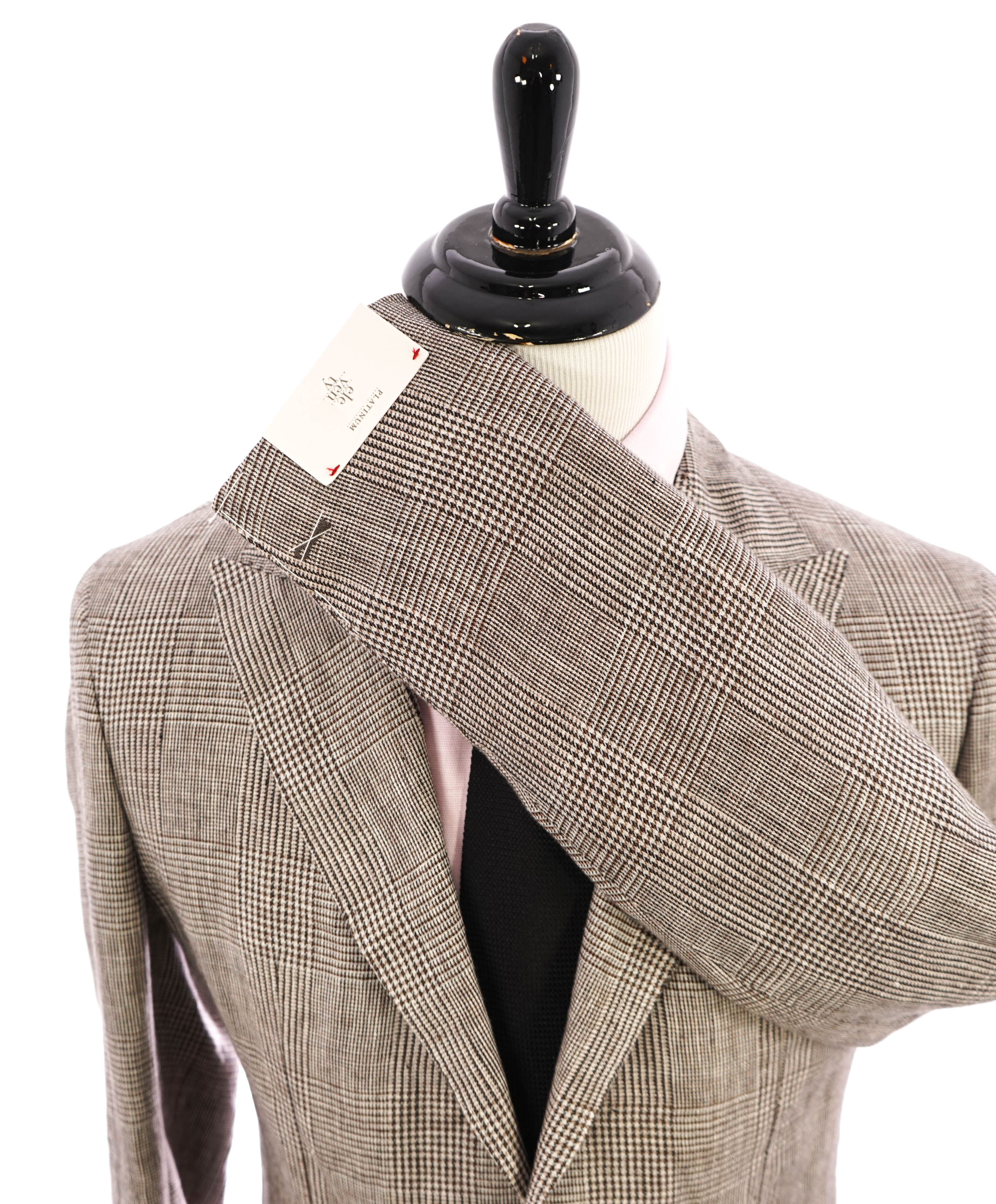 ELEVENTY - Prince Of Wales Check *PURE LINEN* Blazer - 44US (54 EU)