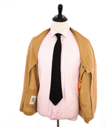 ELEVENTY - Camel Micro Stripe Wool & Cotton Notch Blazer - 40 (50 EU)