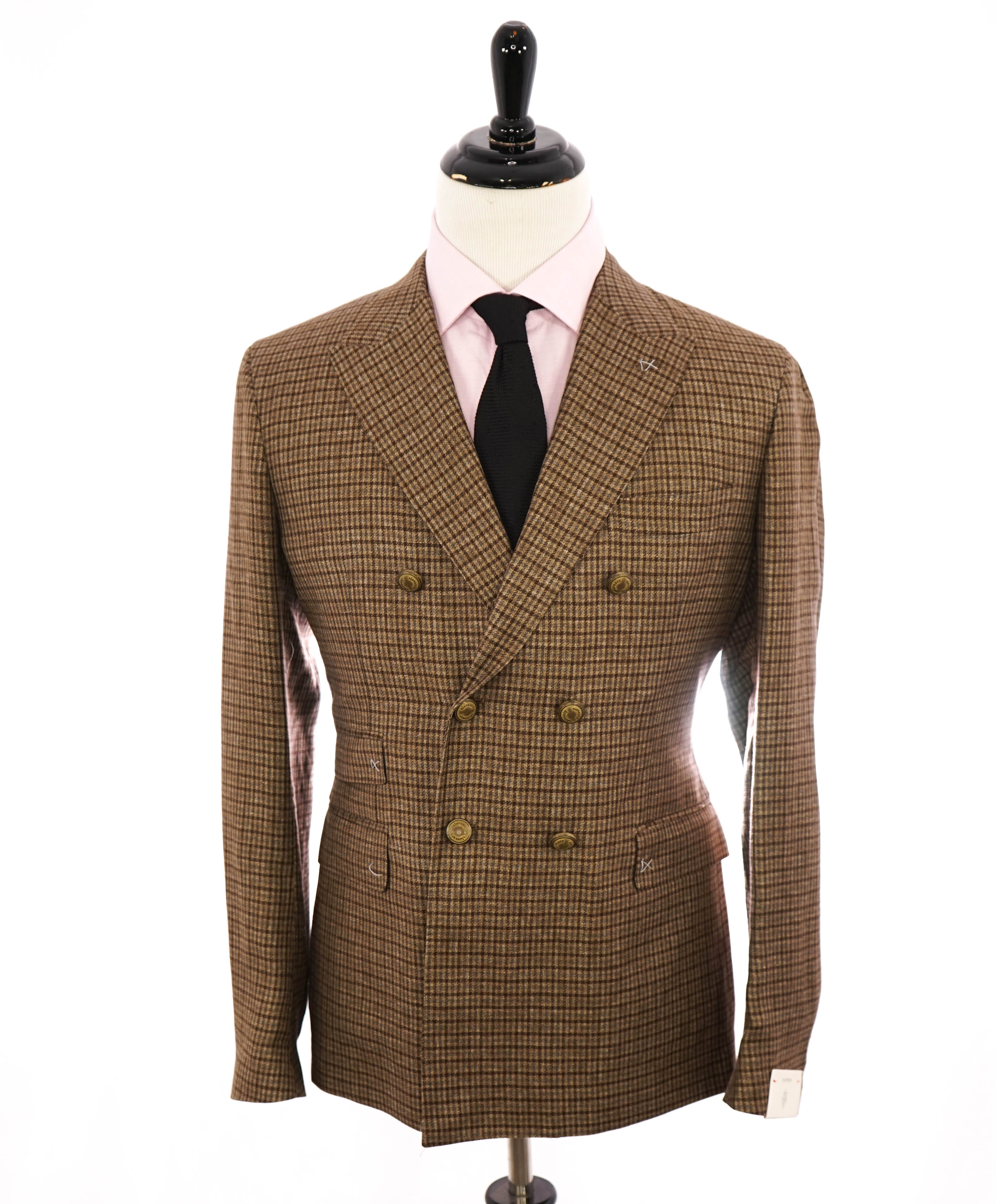 ELEVENTY - By ERMENEGILDO ZEGNA "Wool/Linen/Silk" Brown Blazer - 40 (50 EU)