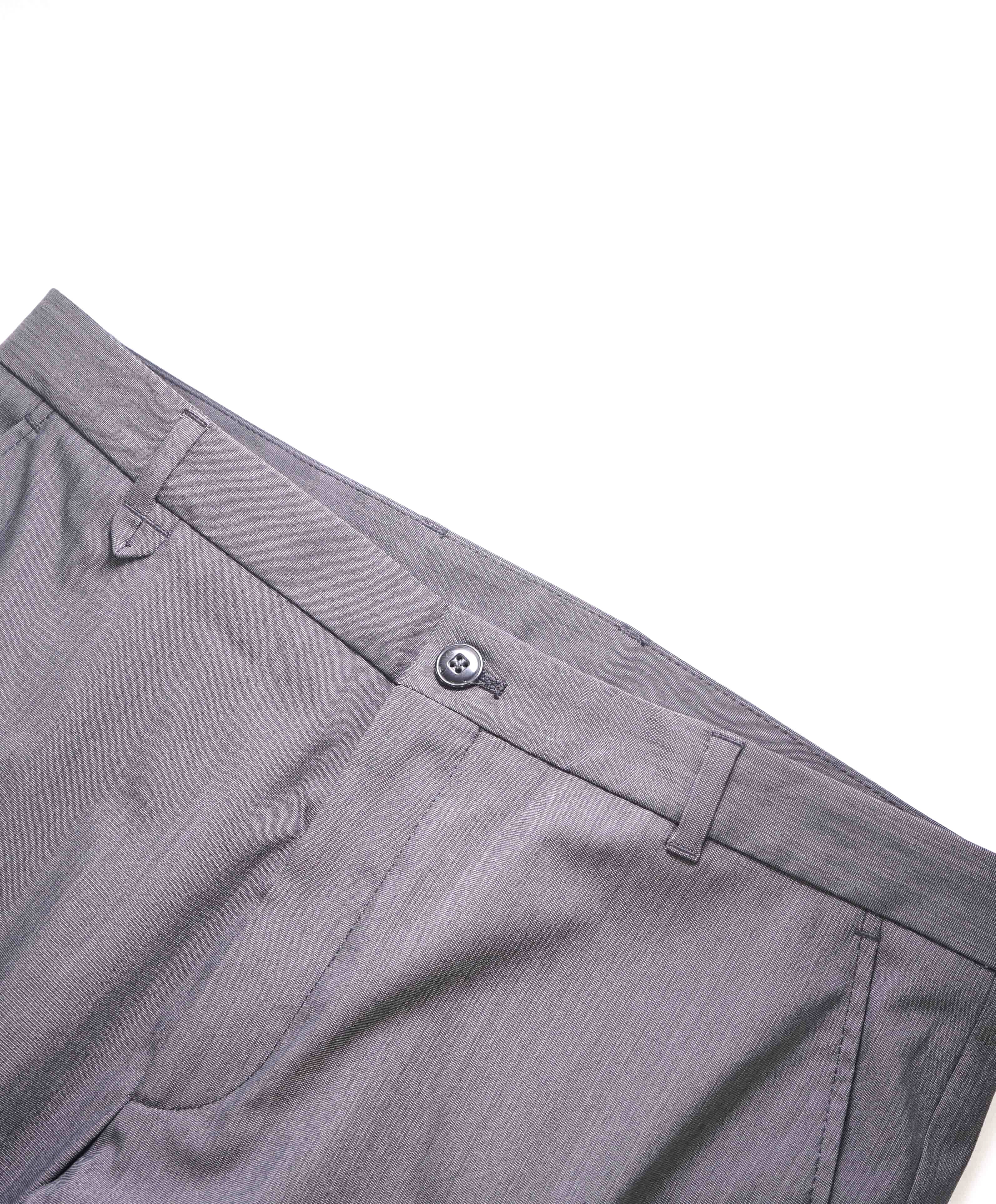 $295 HUGO BOSS - Gray PERFORMANCE STRETCH Flat Front Dress Pants - 34W