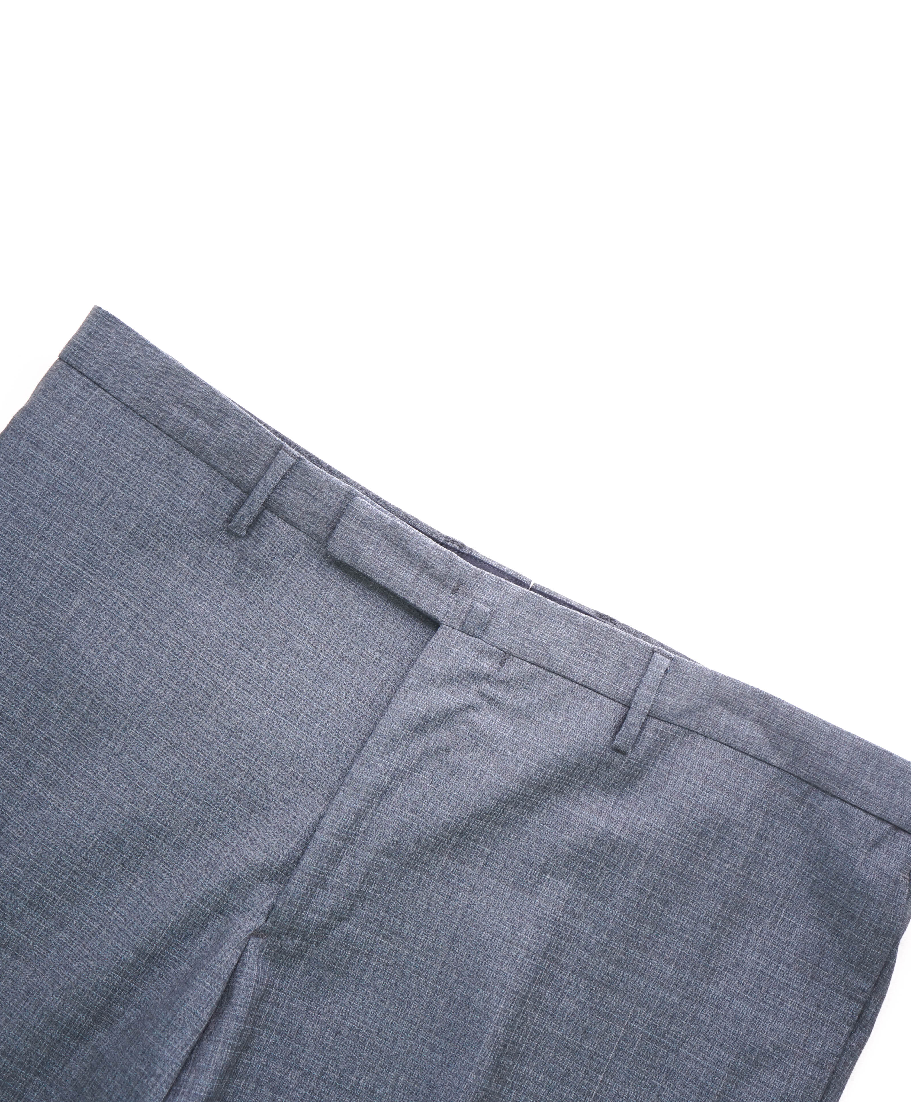 BOGLIOLI - Blue/Green Check Wool PREMIUM Flat Front Dress Pants- 36W