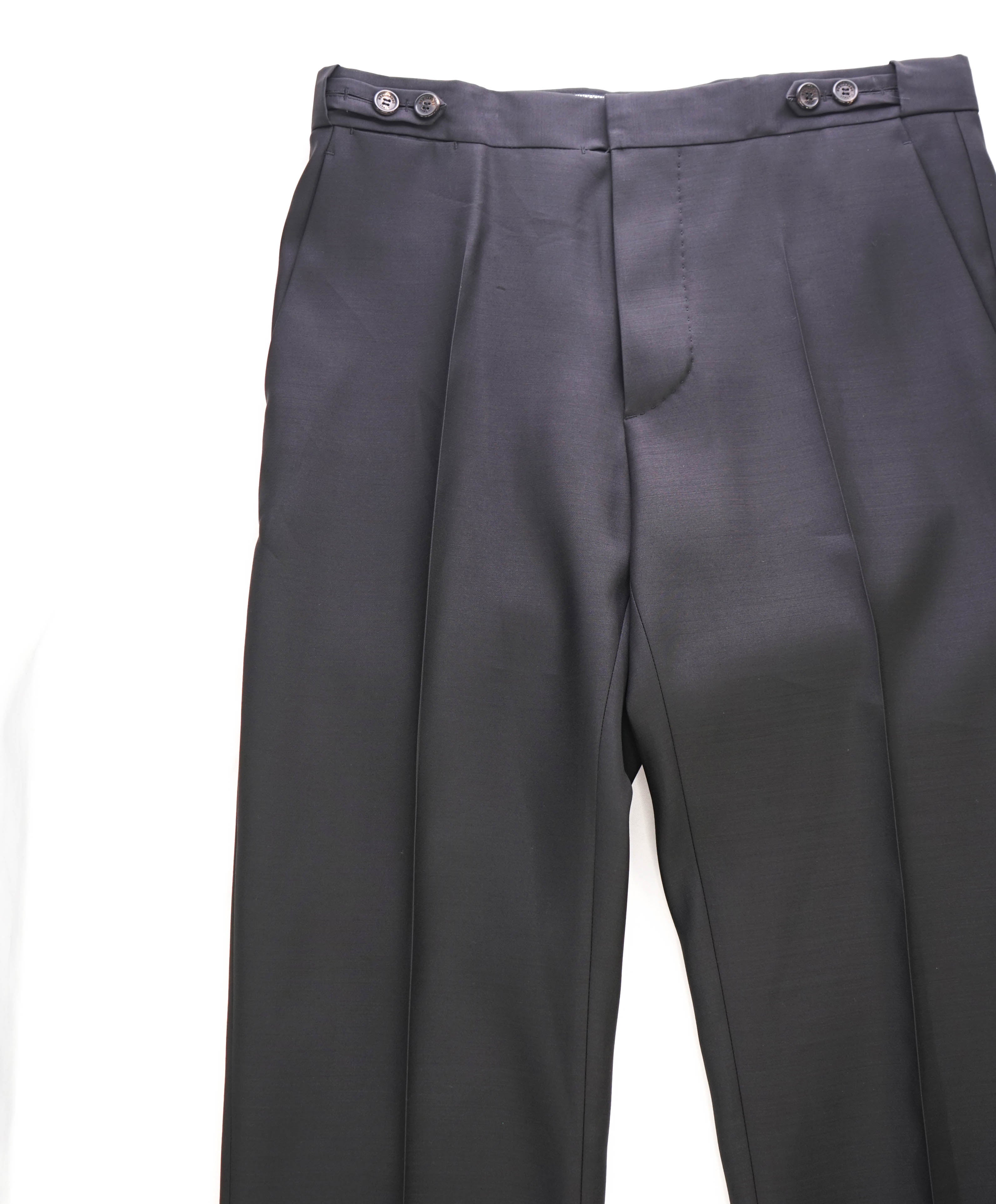 DSQUARED2 - SILK/WOOL *SIDE TABS* Premium Flat Front Dress Pants - 30W