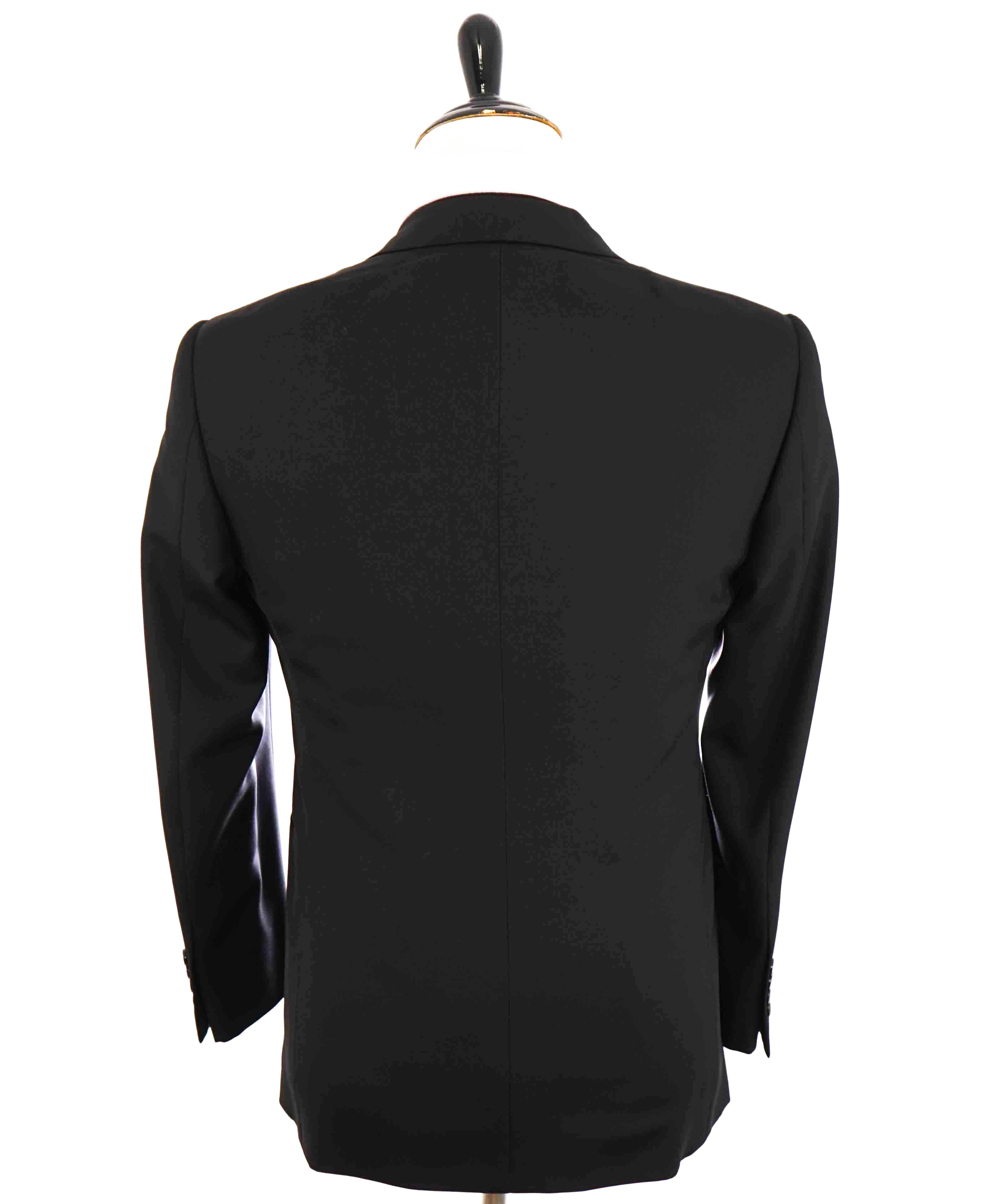 $1,995 RALPH LAUREN BLACK LABEL - Notch Lapel Black Tuxedo JACKET - 38S