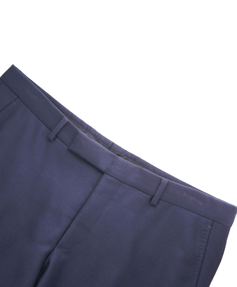 Z ZEGNA - Navy Blue *CLOSET STAPLE* Flat Front Wool Dress Pants - 34W