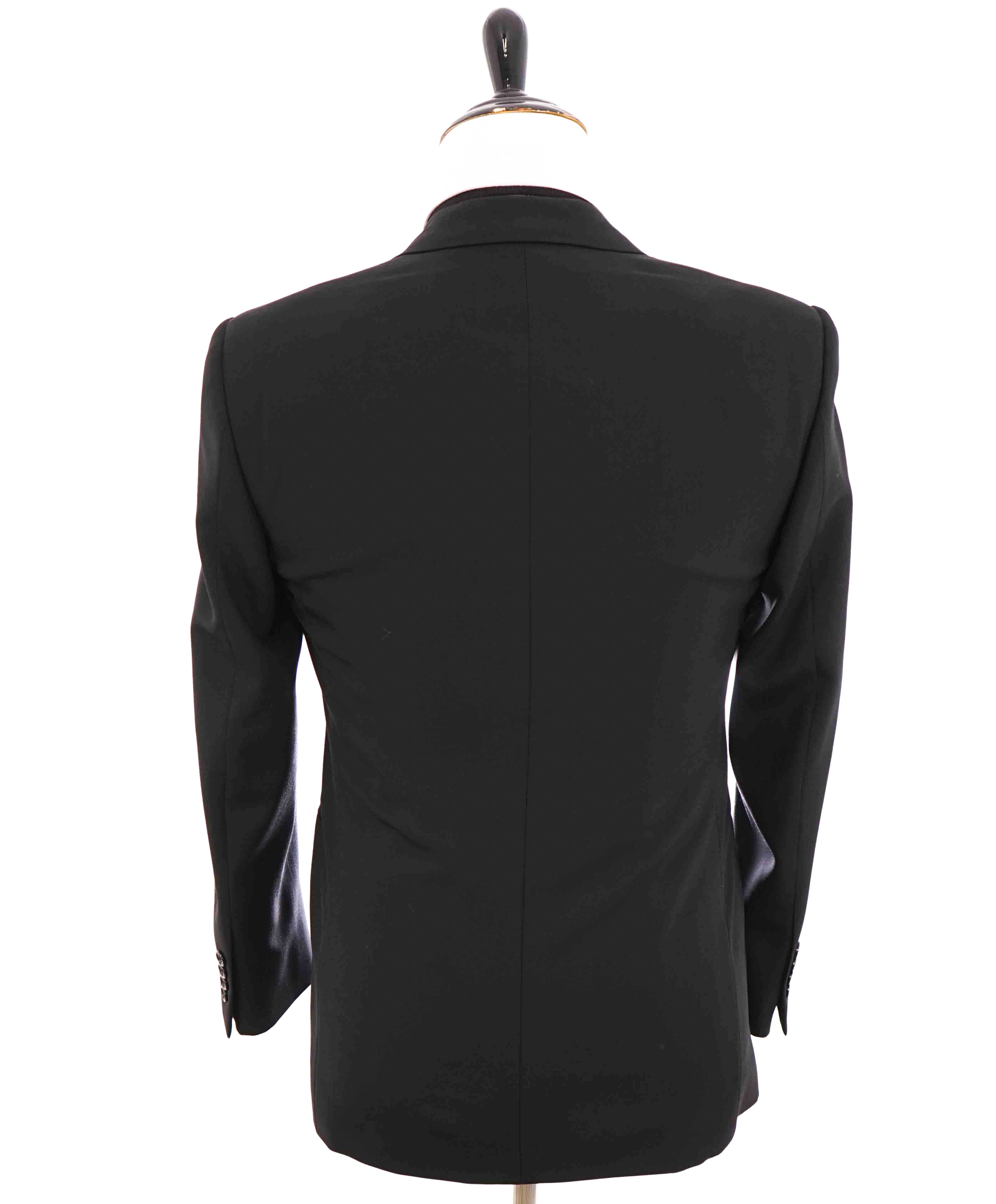 $1,995 RALPH LAUREN BLACK LABEL - Notch Lapel Black Tuxedo JACKET - 38S