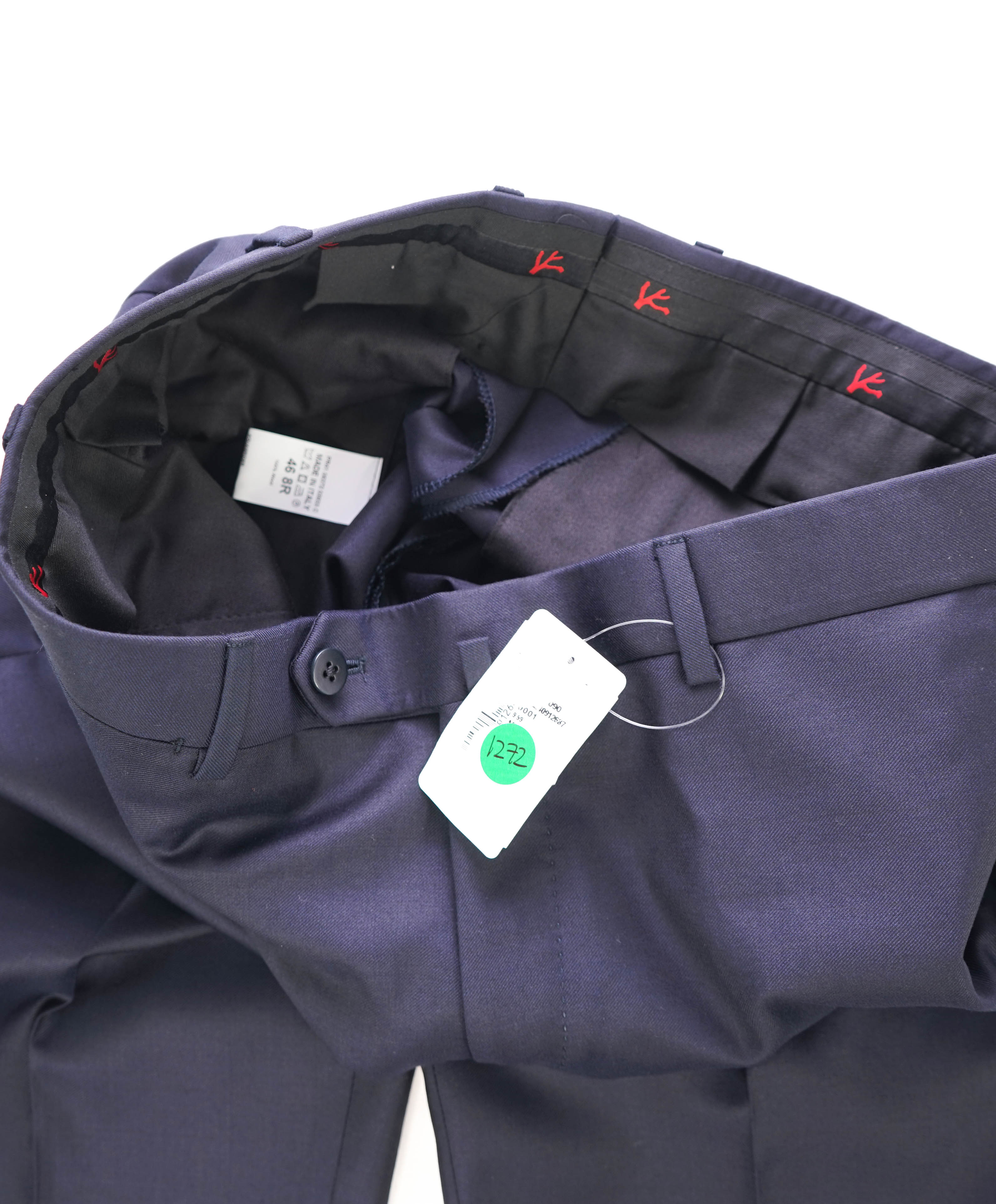 ISAIA - *CLOSET STAPLE* Navy Blue Dress Pants Flat Front - 30W (46EU)