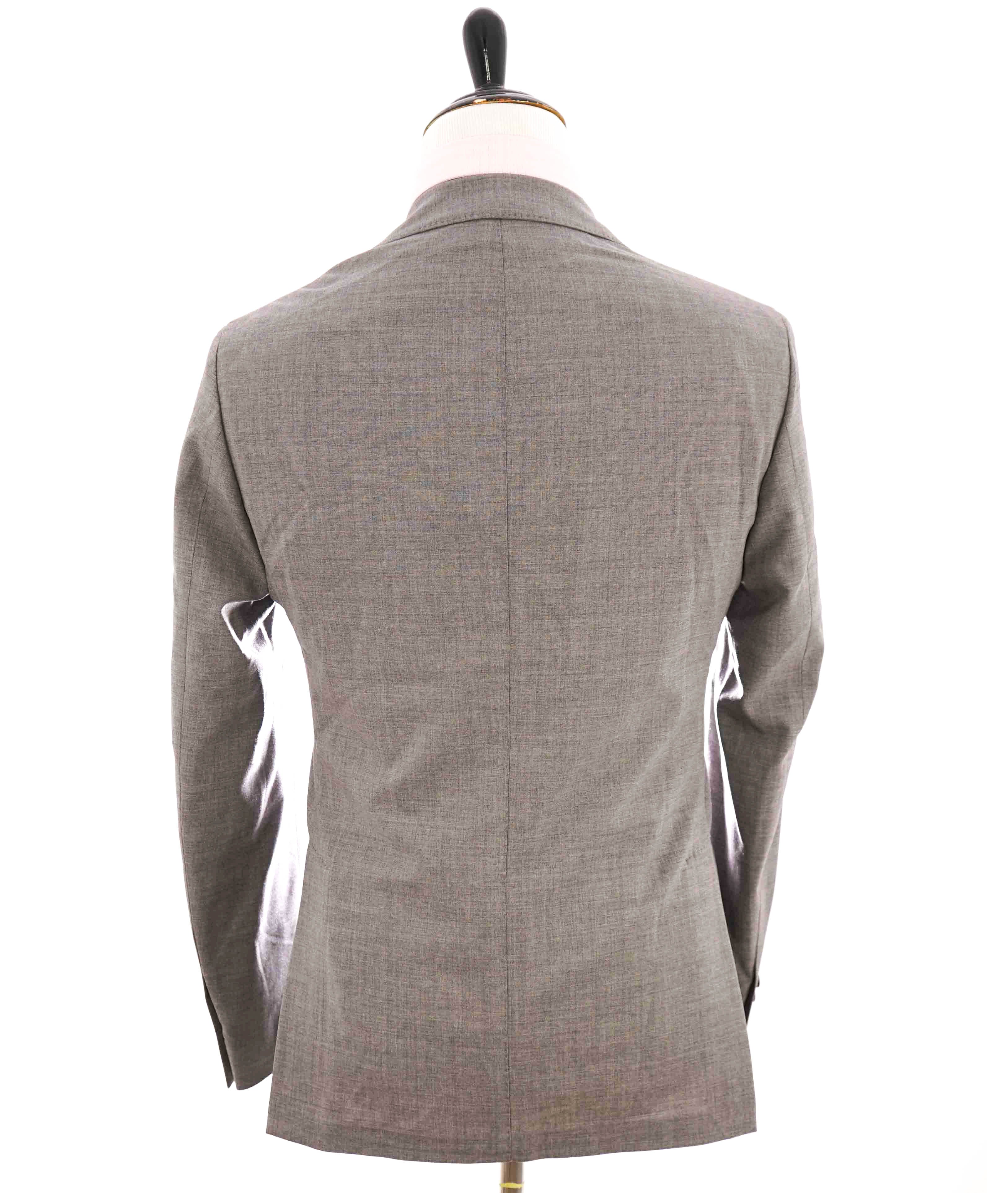 $1,195 ELEVENTY - Notch Lapel Gray Semi-Lined Patch Pocket Blazer - 40 US (50EU)