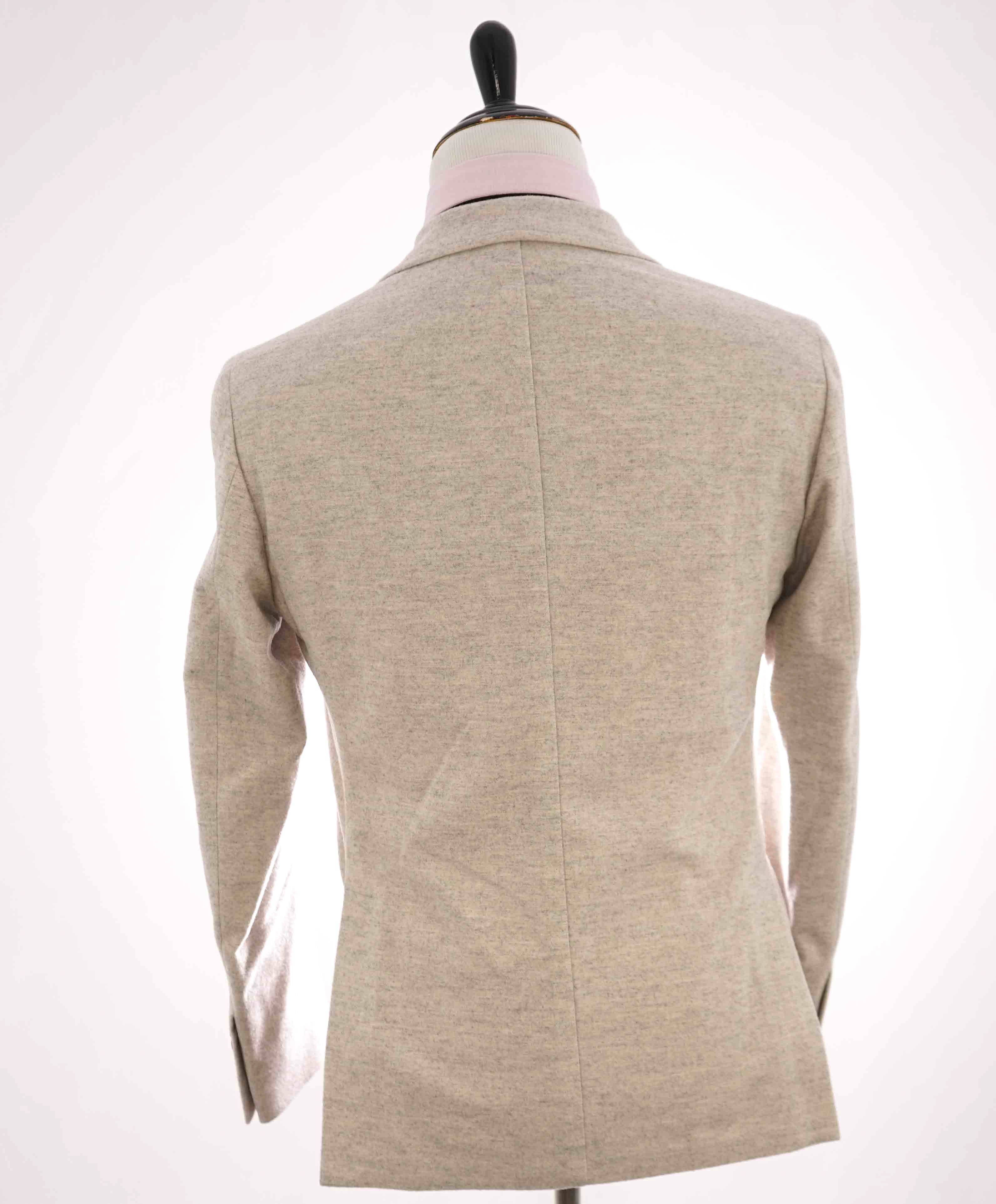 $1,195 ELEVENTY - Double Breasted SWEATER SOFT Cotton Blazer - 40 US (50EU)