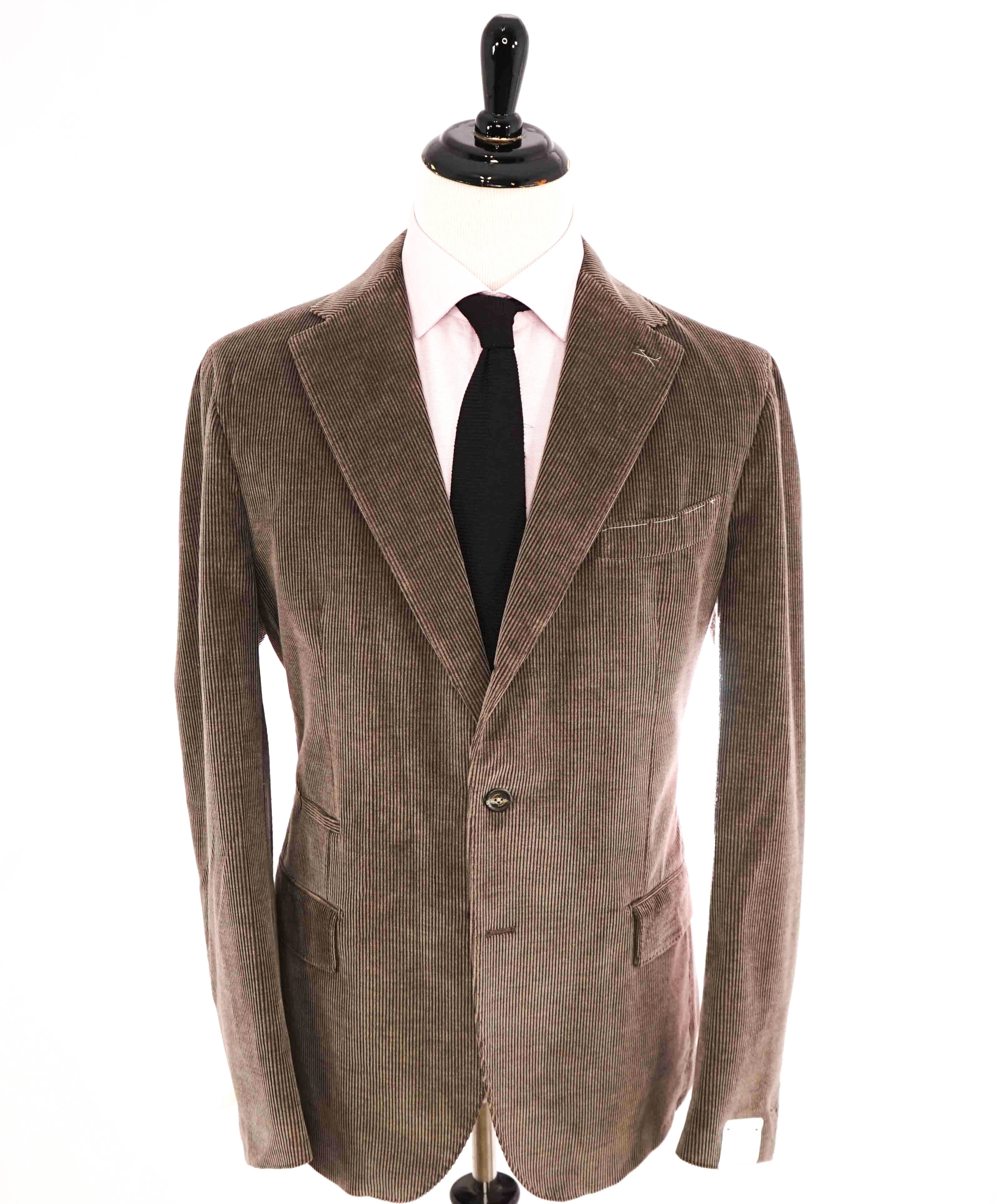 $2,195 ELEVENTY - ERMENEGILDO ZEGNA "CASHMERE CORDUROY" Blazer - 46 US